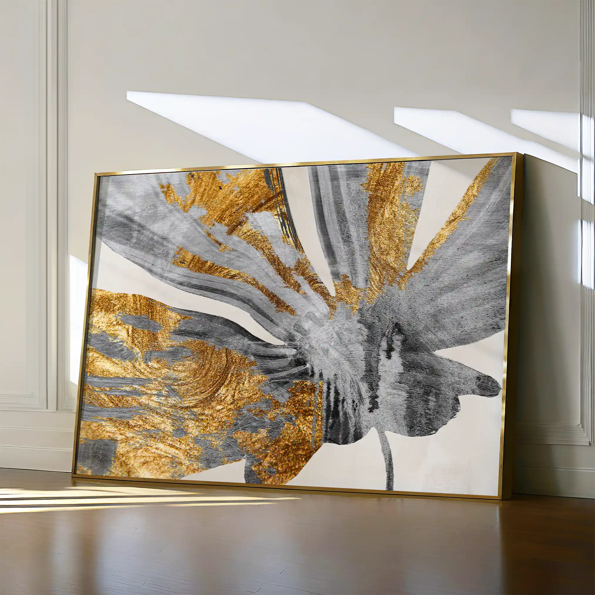 Abstract Canvas Wall Art WAD122-A 90 x 60 cm / Stretched on hidden frame