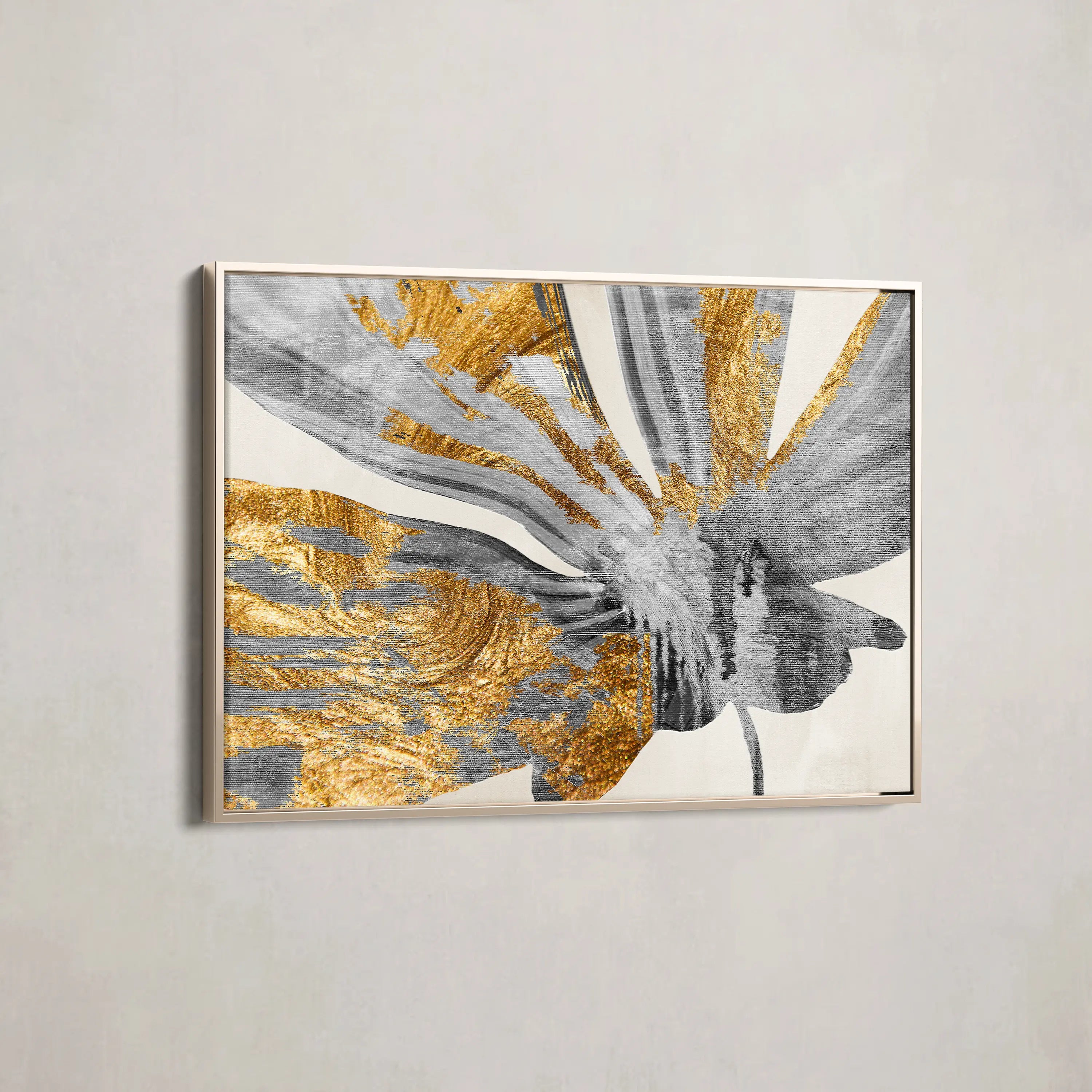 Abstract Canvas Wall Art WAD122-A 90 x 60 cm / Stretched on hidden frame