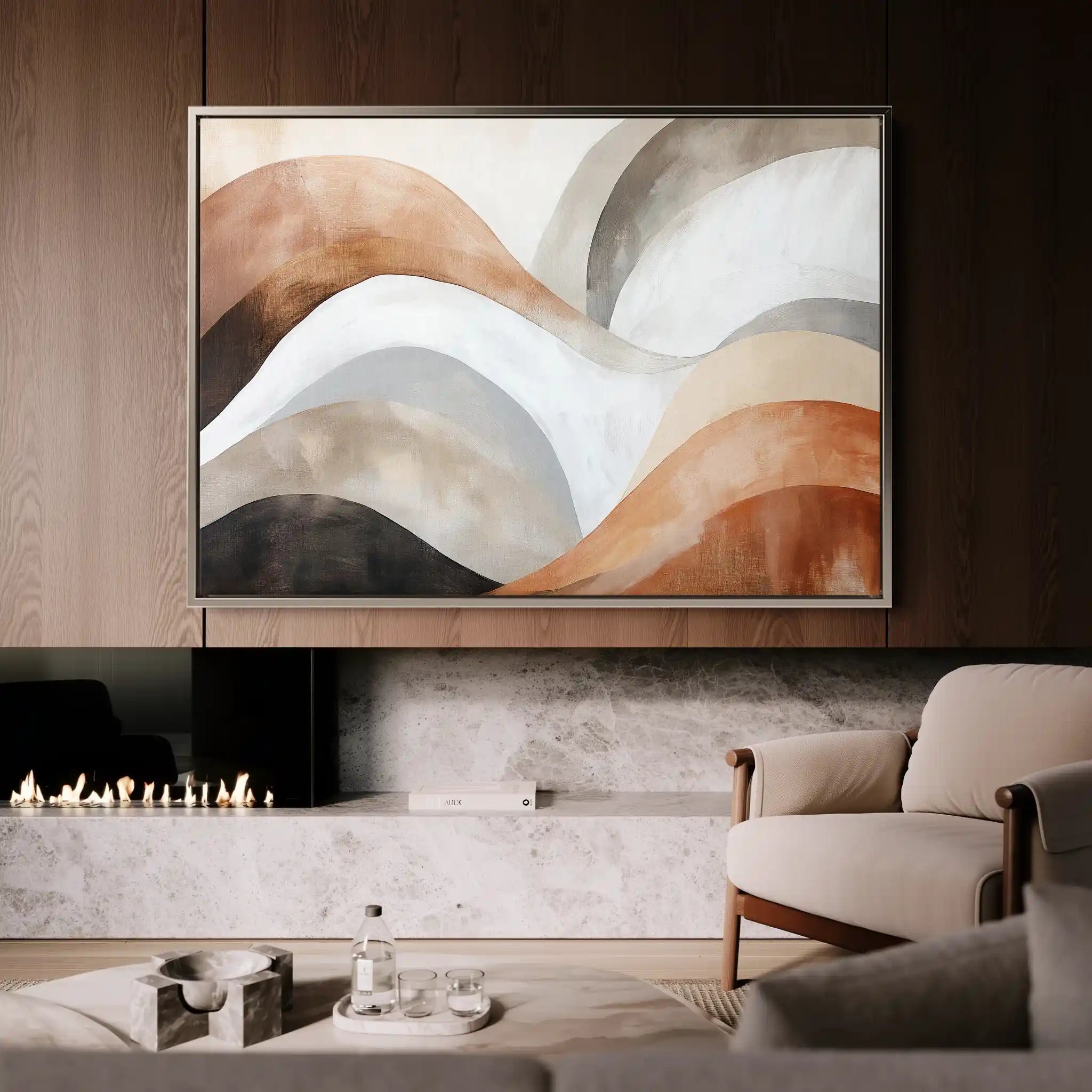 Boho 122 Canvas Art 90 x 60 cm / Stretched on hidden frame