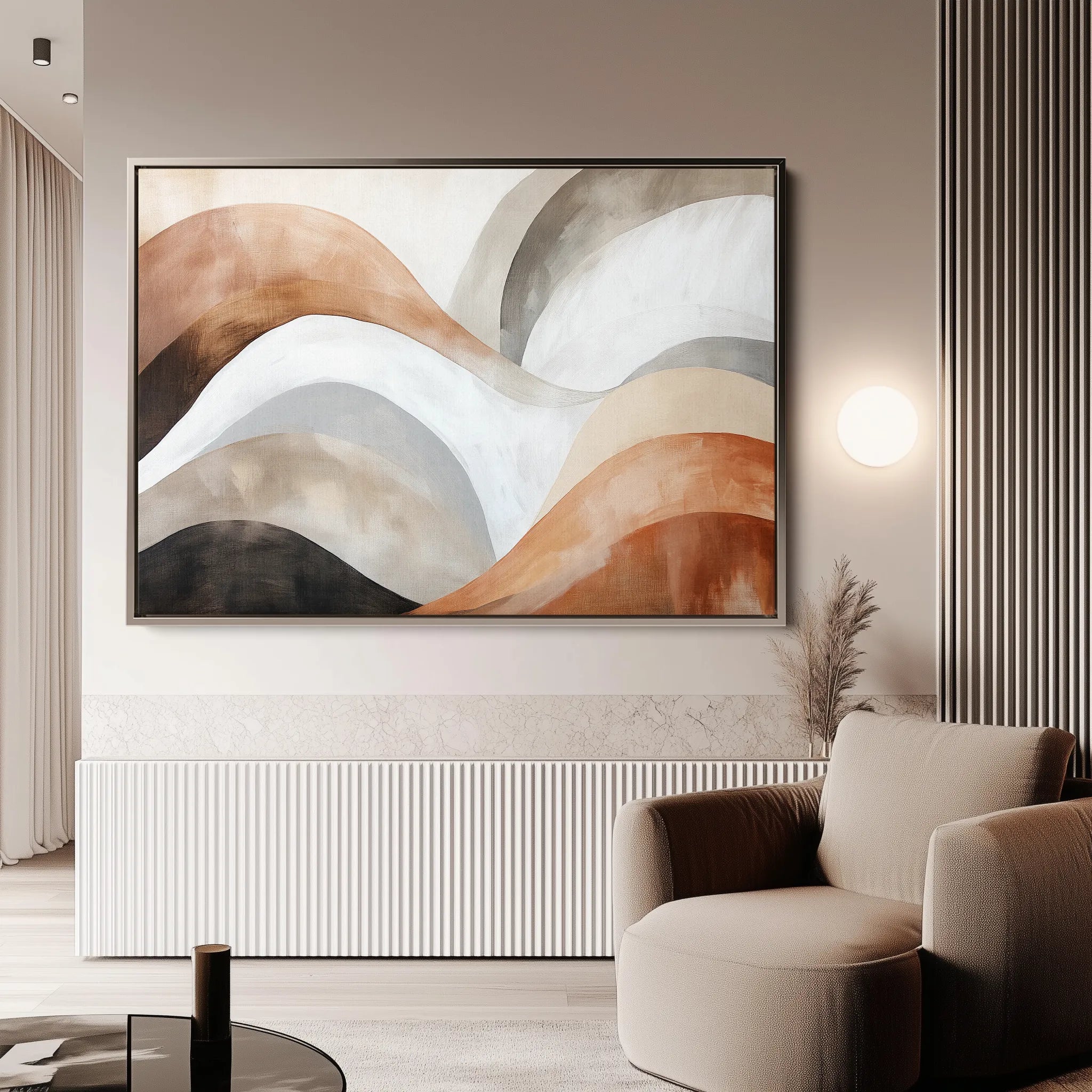 Boho Canvas Wall Art WAD122-BH 90 x 60 cm / Stretched on hidden frame
