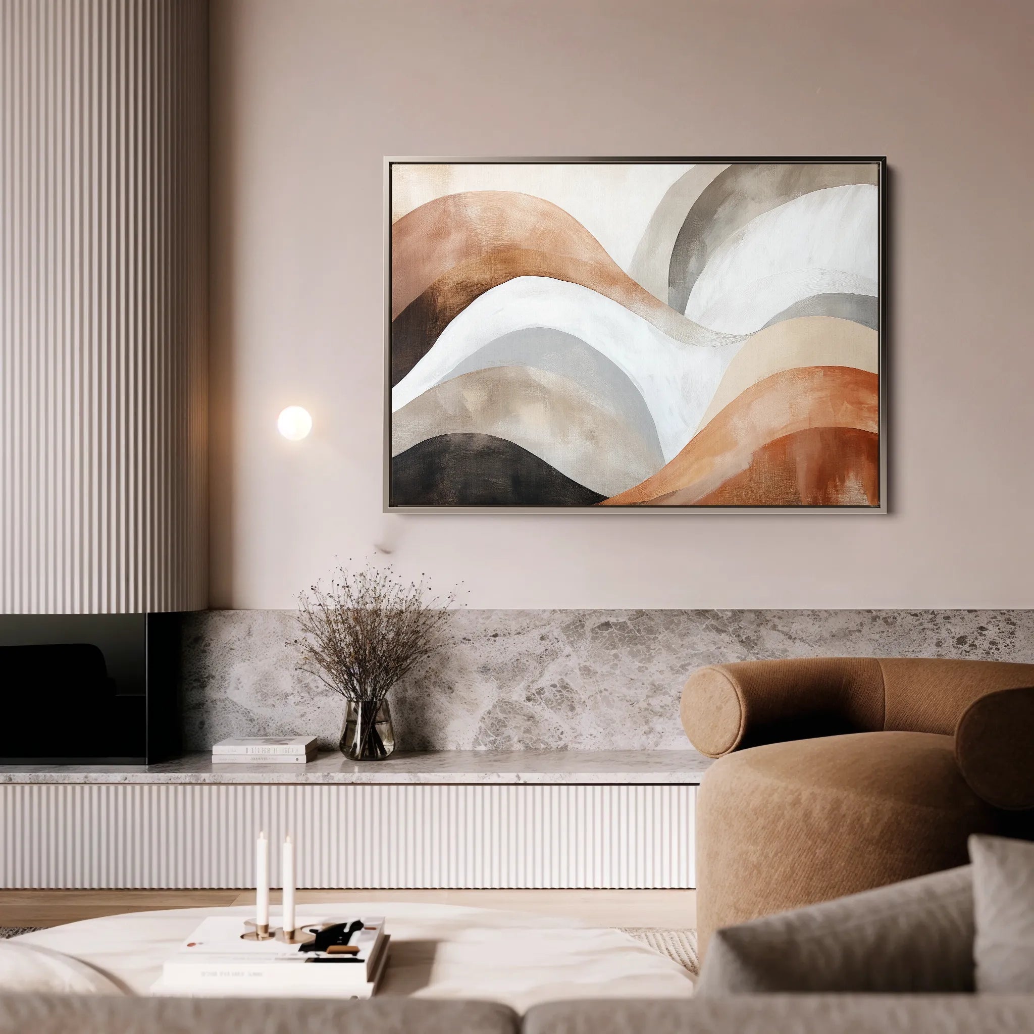 Boho Canvas Wall Art WAD122-BH 90 x 60 cm / Stretched on hidden frame