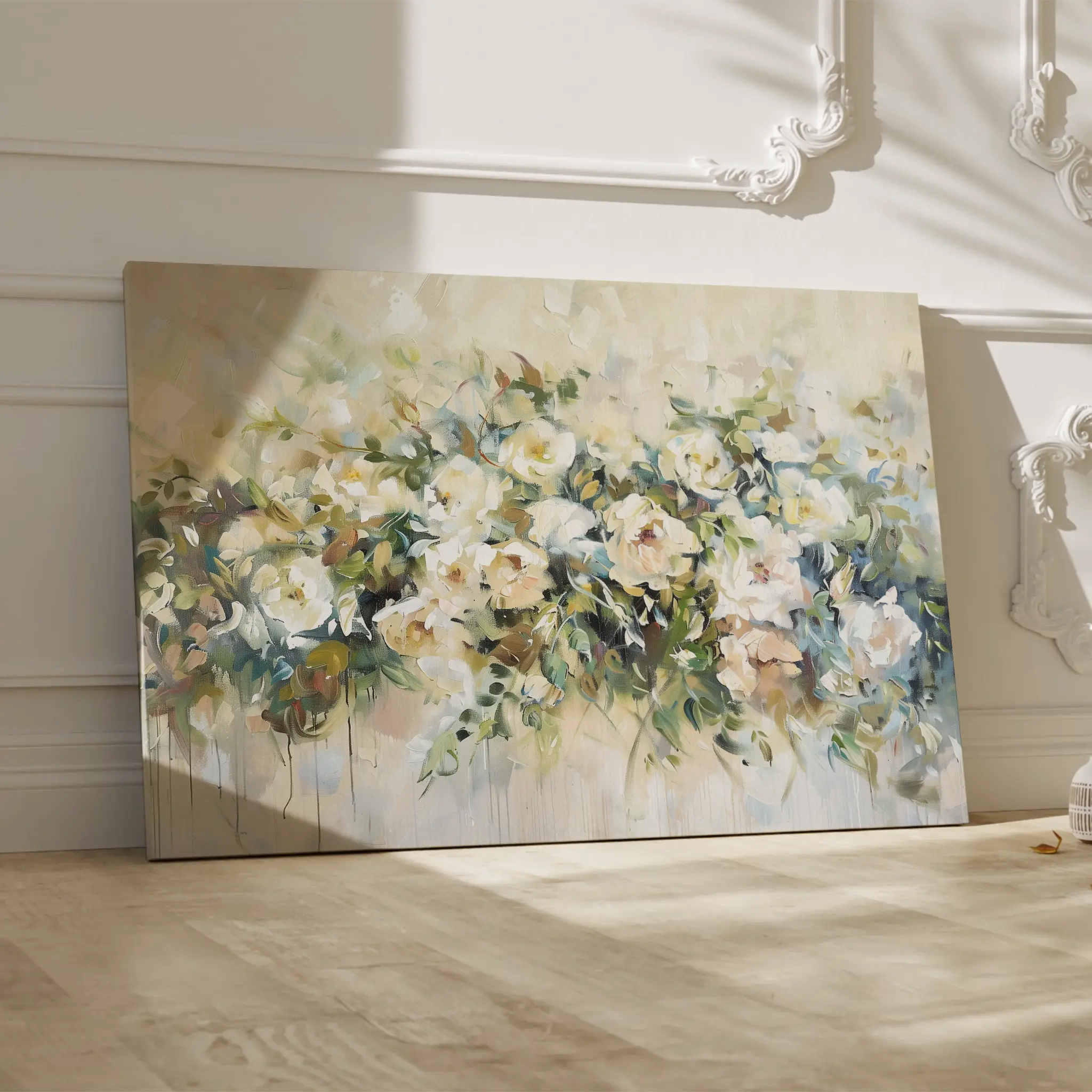 Floral Canvas Wall Art WAD122-F 90 x 60 cm / Stretched on hidden frame