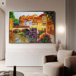 Landscape 122 Canvas Art 90 x 60 cm / Stretched on hidden frame