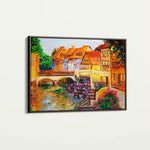 Landscape 122 Canvas Art 90 x 60 cm / Stretched on hidden frame