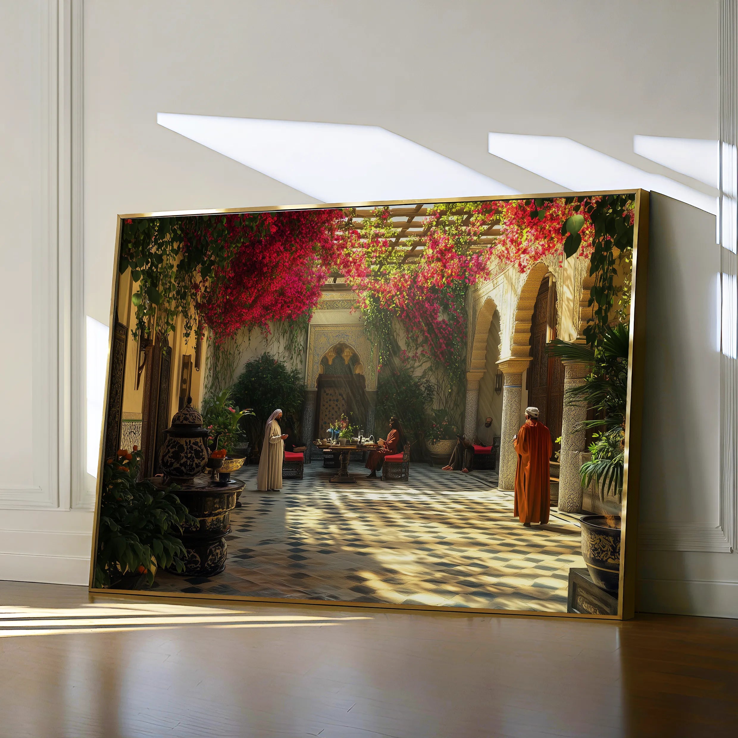 Orientalist Canvas Wall Art WAD122-OR 90 x 60 cm / Stretched on hidden frame