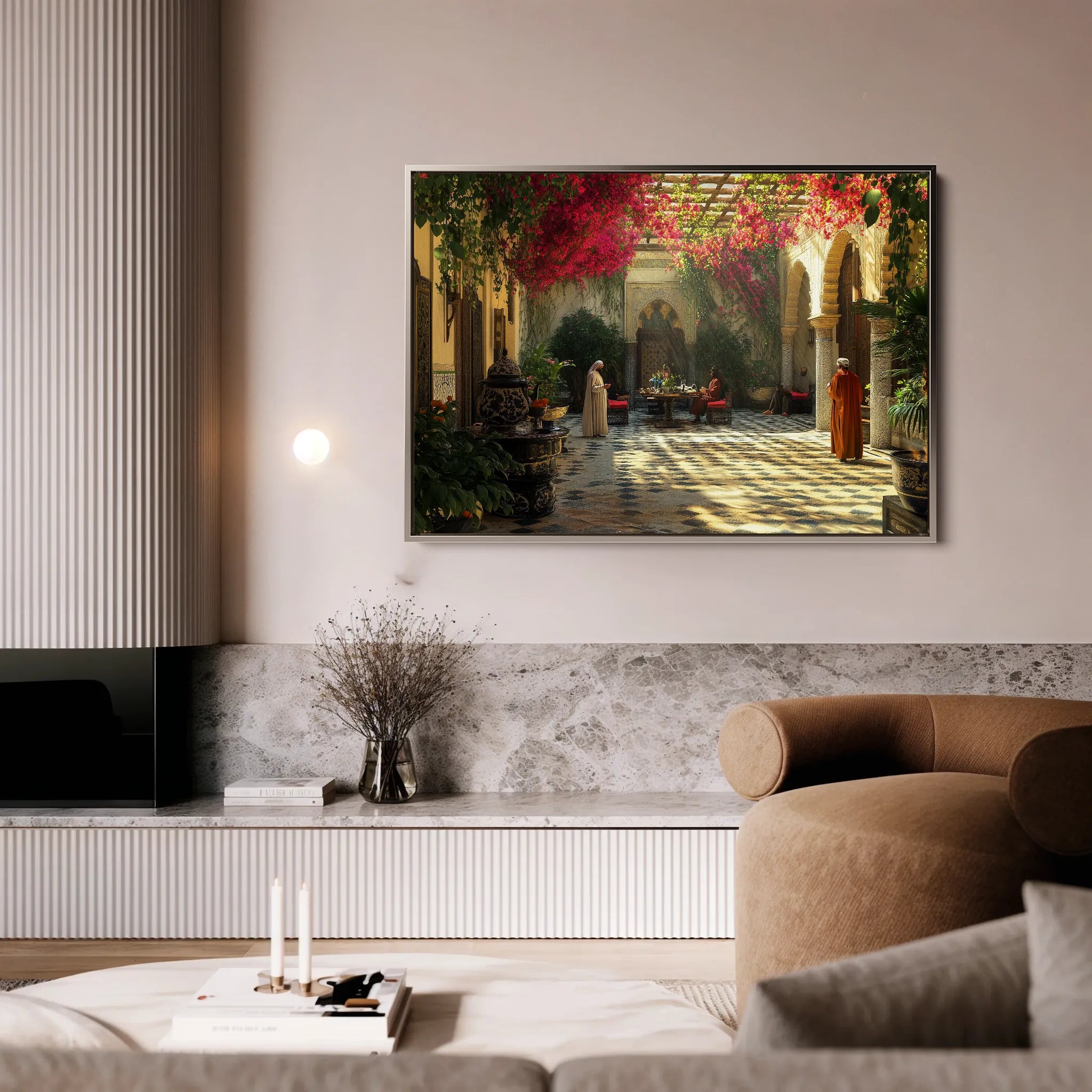 Orientalist Canvas Wall Art WAD122-OR 90 x 60 cm / Stretched on hidden frame