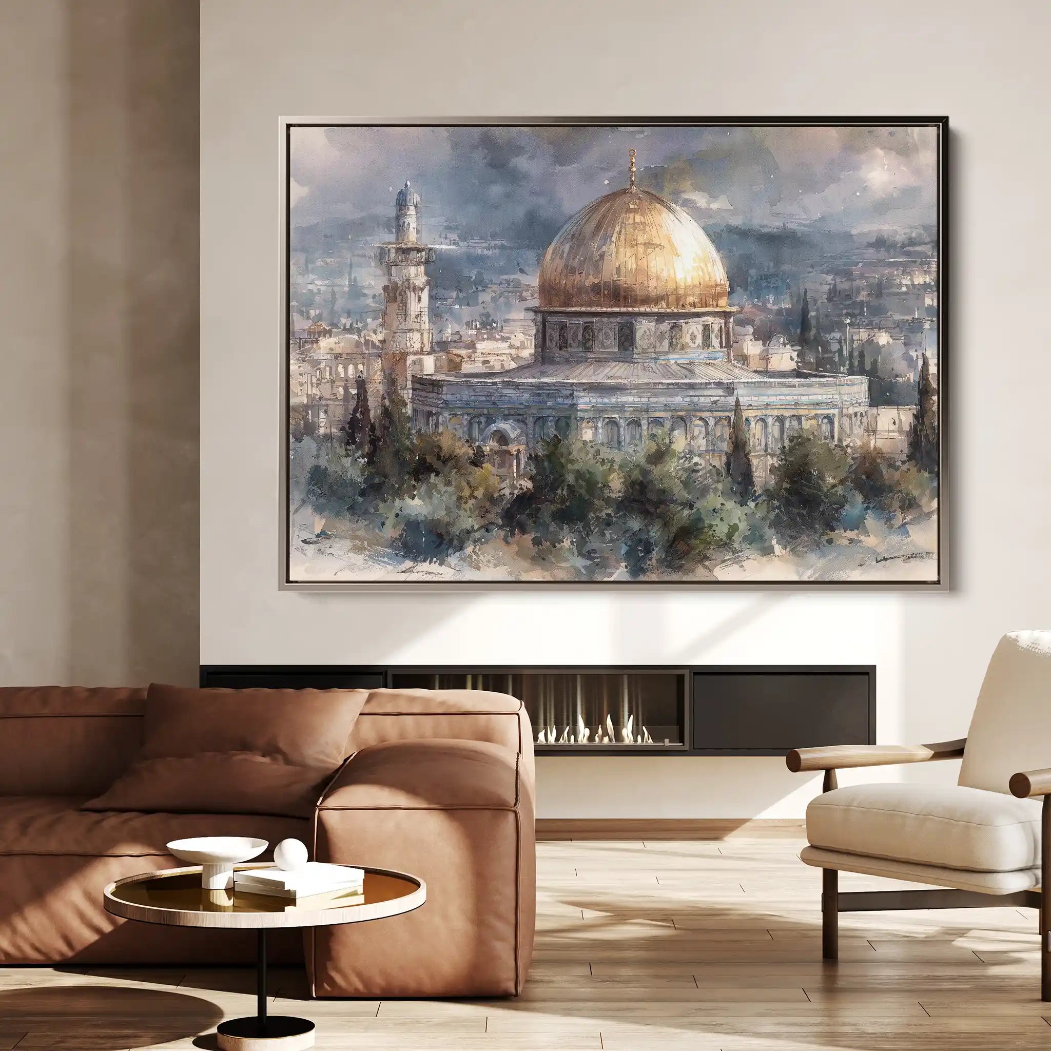 Palestine 122 Canvas Art 60 x 40 cm / Stretched on hidden frame