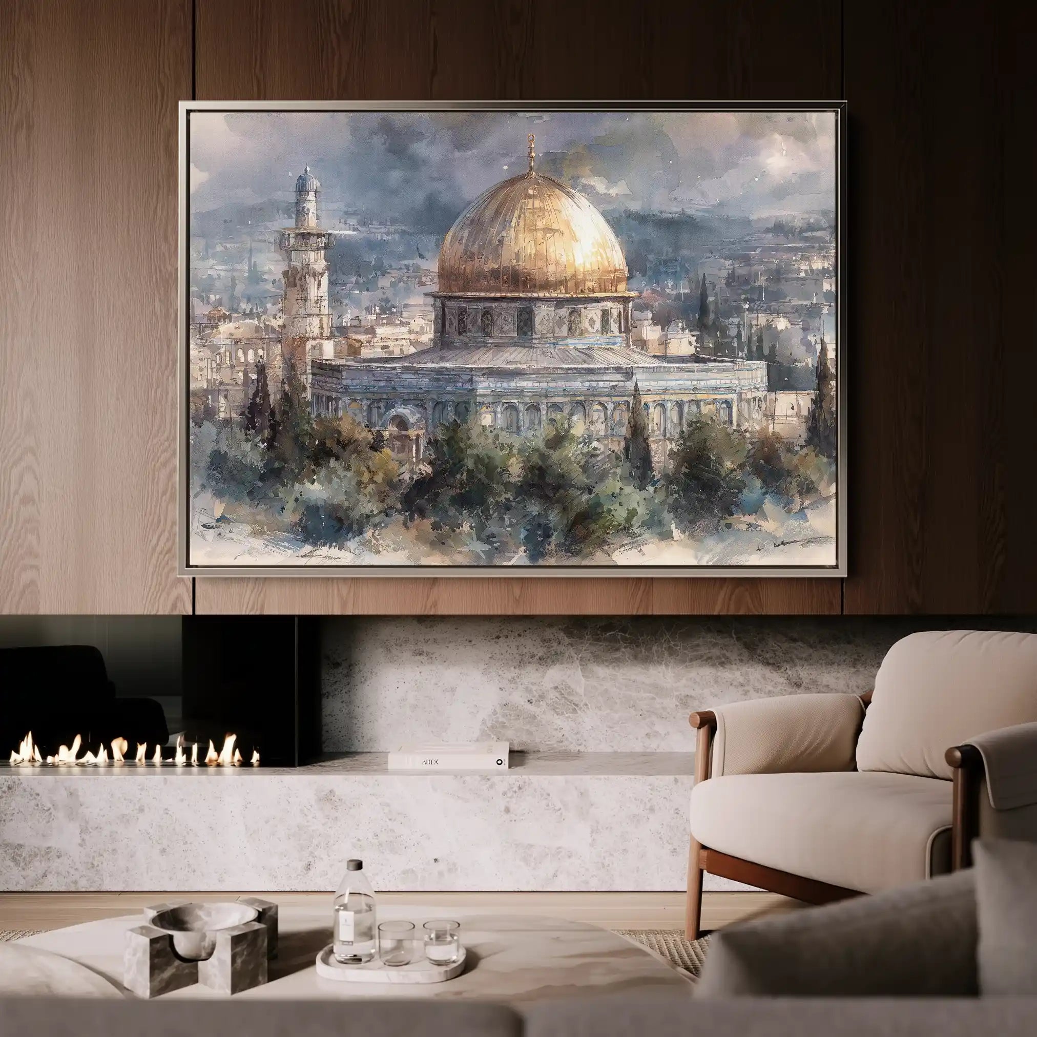 Palestine 122 Canvas Art 60 x 40 cm / Stretched on hidden frame