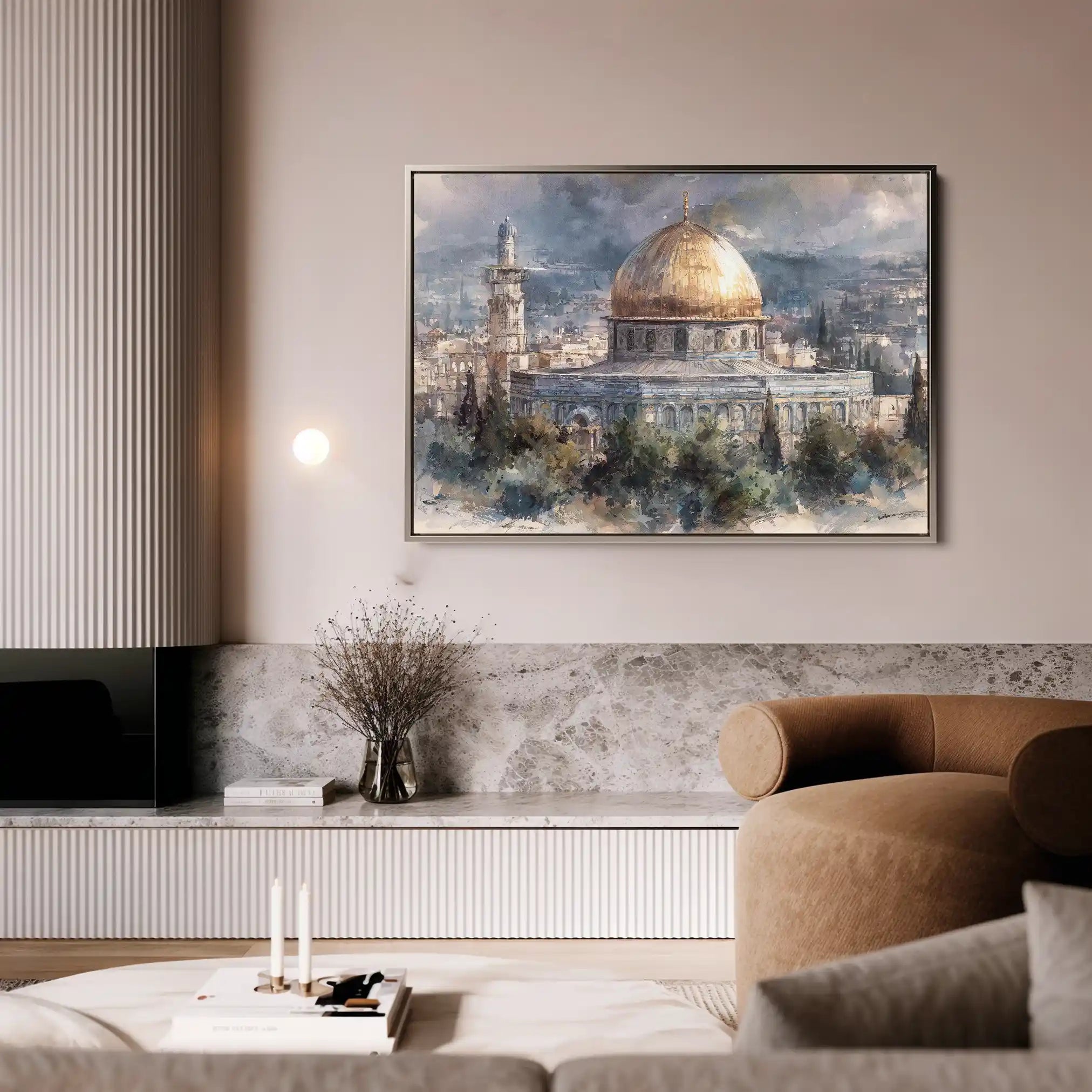 Palestine 122 Canvas Art 60 x 40 cm / Stretched on hidden frame