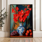 Floral Canvas Wall Art WAD1221-F 90 x 60 cm / Stretched on hidden frame