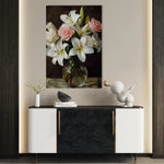 Floral Canvas Wall Art WAD1226-F 90 x 60 cm / Stretched on hidden frame