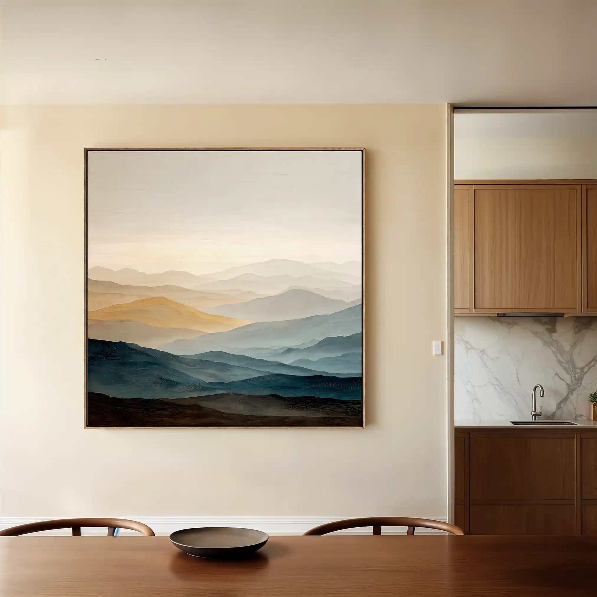 Abstract 1227 Canvas Art 60 x 60 cm / Stretched on hidden frame