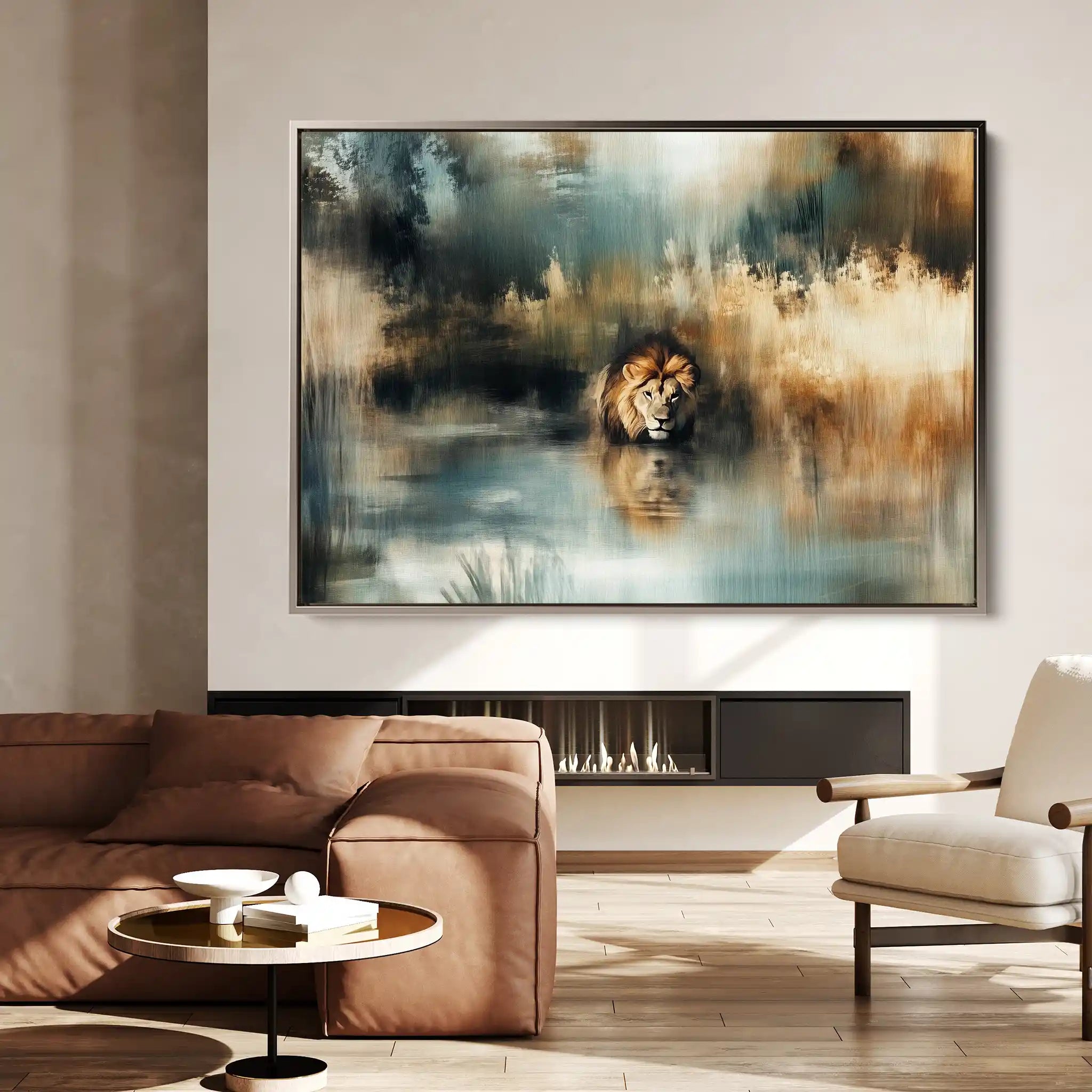 Animals 123 Canvas Art 90 x 60 cm / Stretched on hidden frame