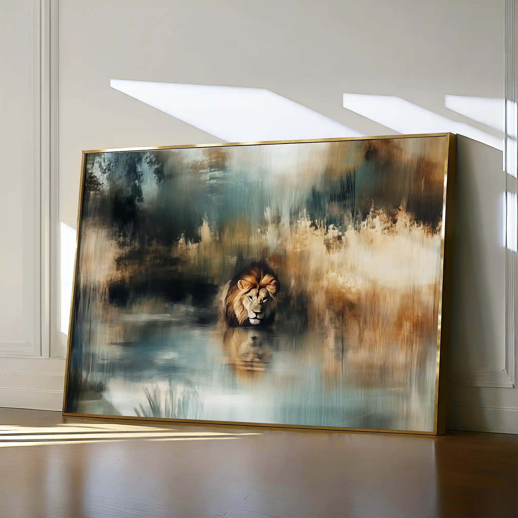 Animals 123 Canvas Art 90 x 60 cm / Stretched on hidden frame