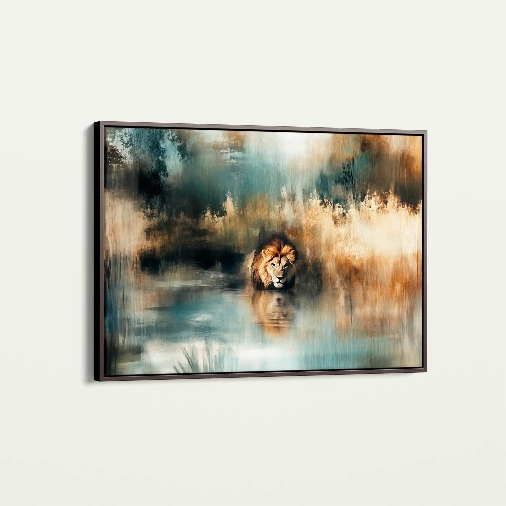 Animals 123 Canvas Art 90 x 60 cm / Stretched on hidden frame
