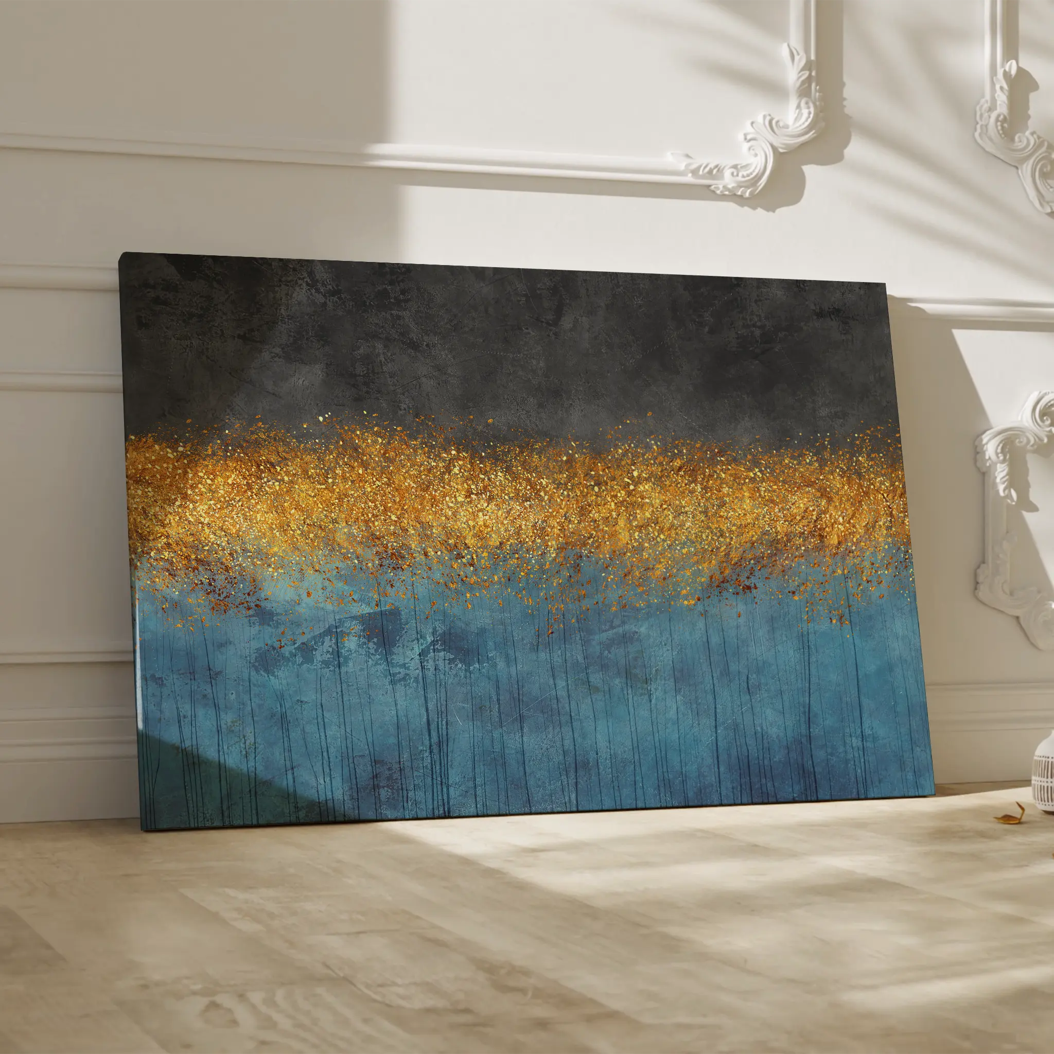 Abstract Canvas Wall Art WAD123-A 90 x 60 cm / Stretched on hidden frame