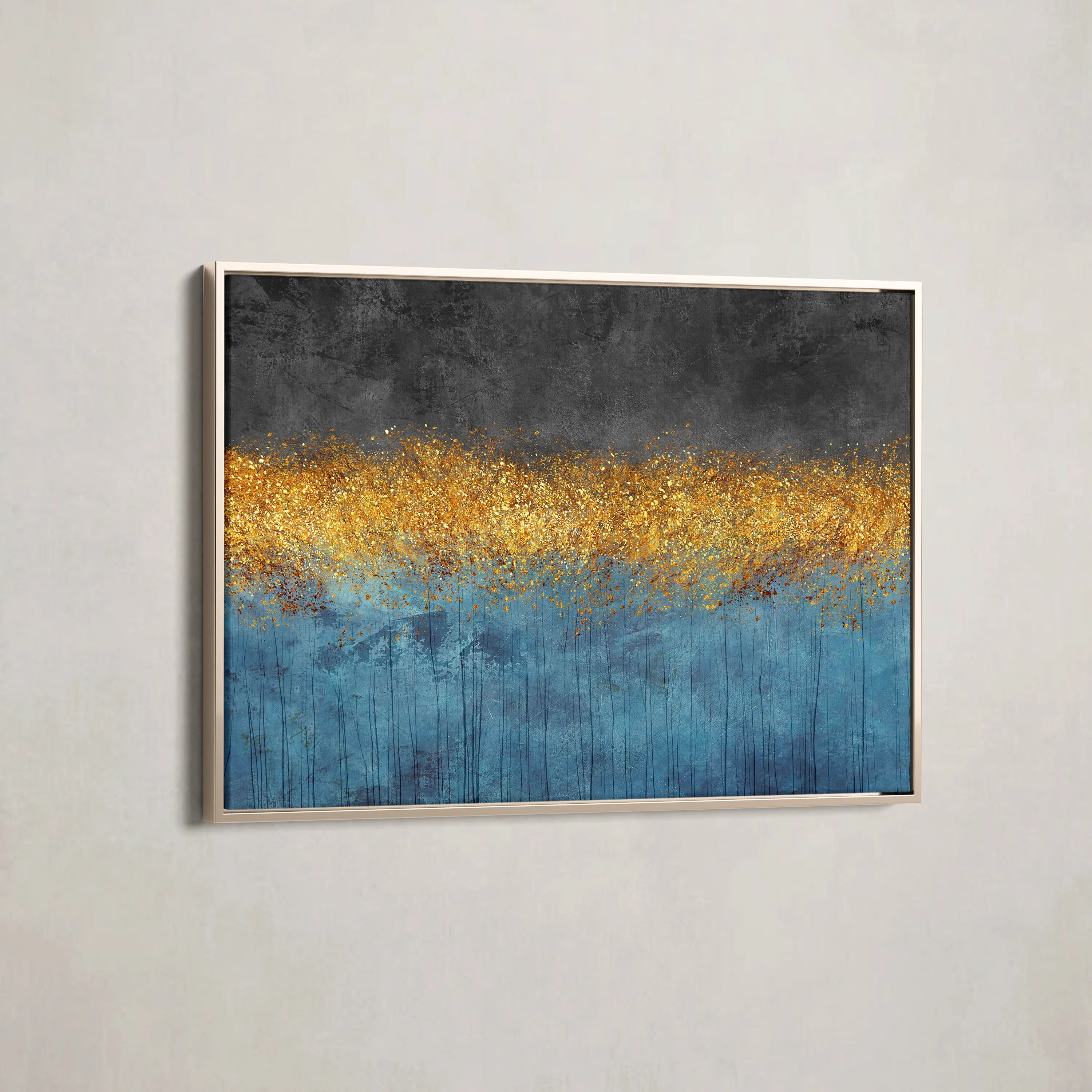 Abstract Canvas Wall Art WAD123-A 90 x 60 cm / Stretched on hidden frame