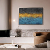 Abstract 123 Canvas Art 60 x 40 cm / Stretched on hidden frame