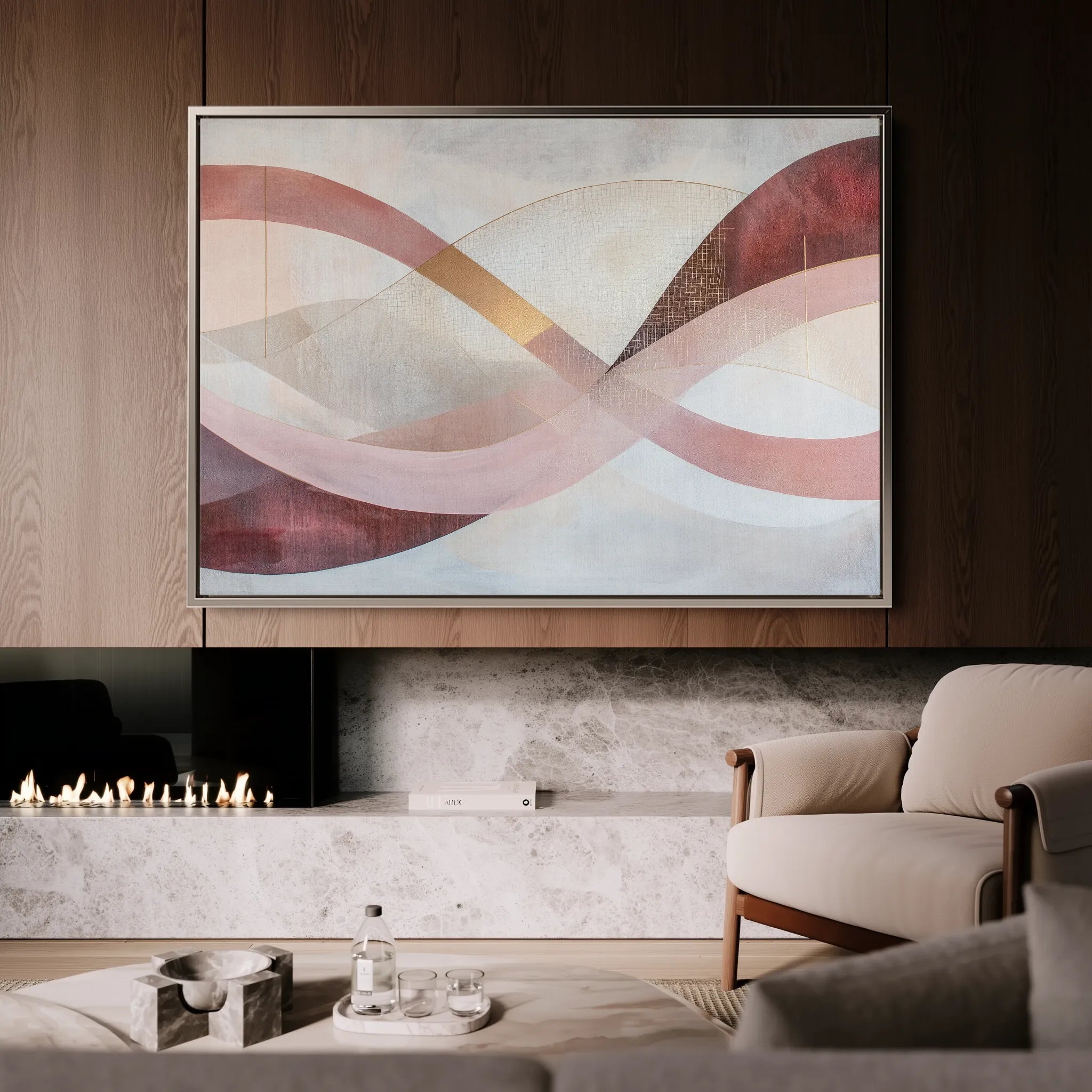 Boho Canvas Wall Art WAD123-BH 90 x 60 cm / Stretched on hidden frame