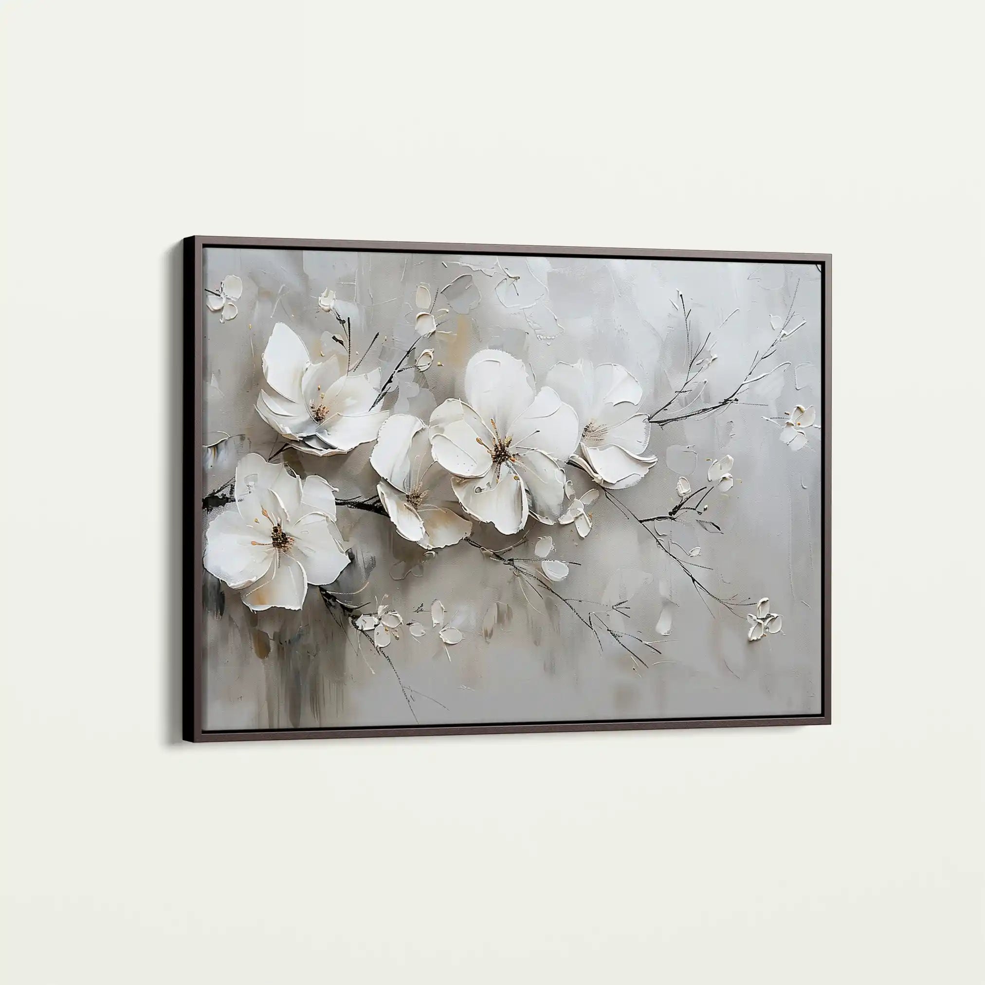 Floral Canvas Wall Art WAD123-F 90 x 60 cm / Stretched on hidden frame