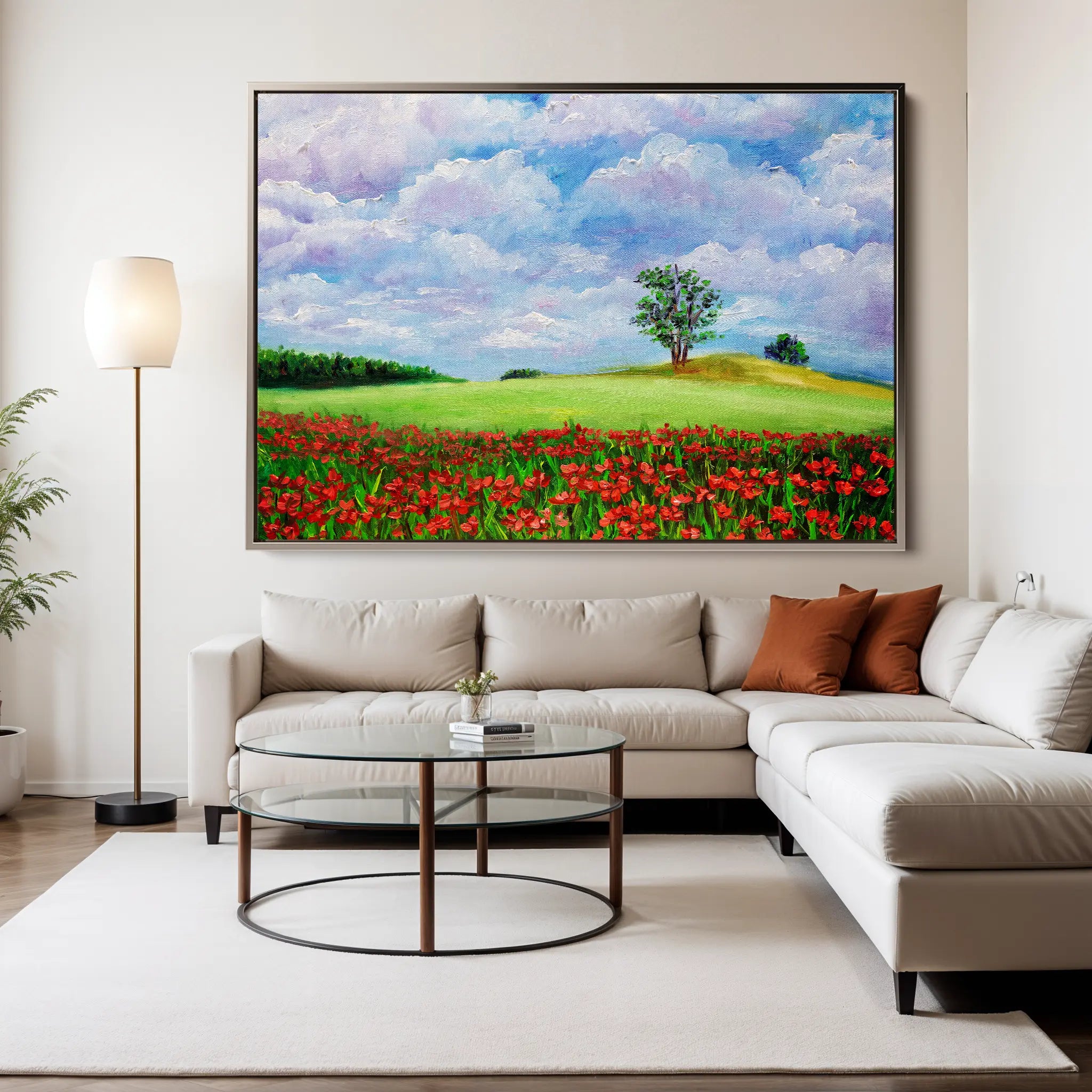 Landscape Canvas Wall Art WAD123-L 90 x 60 cm / Stretched on hidden frame