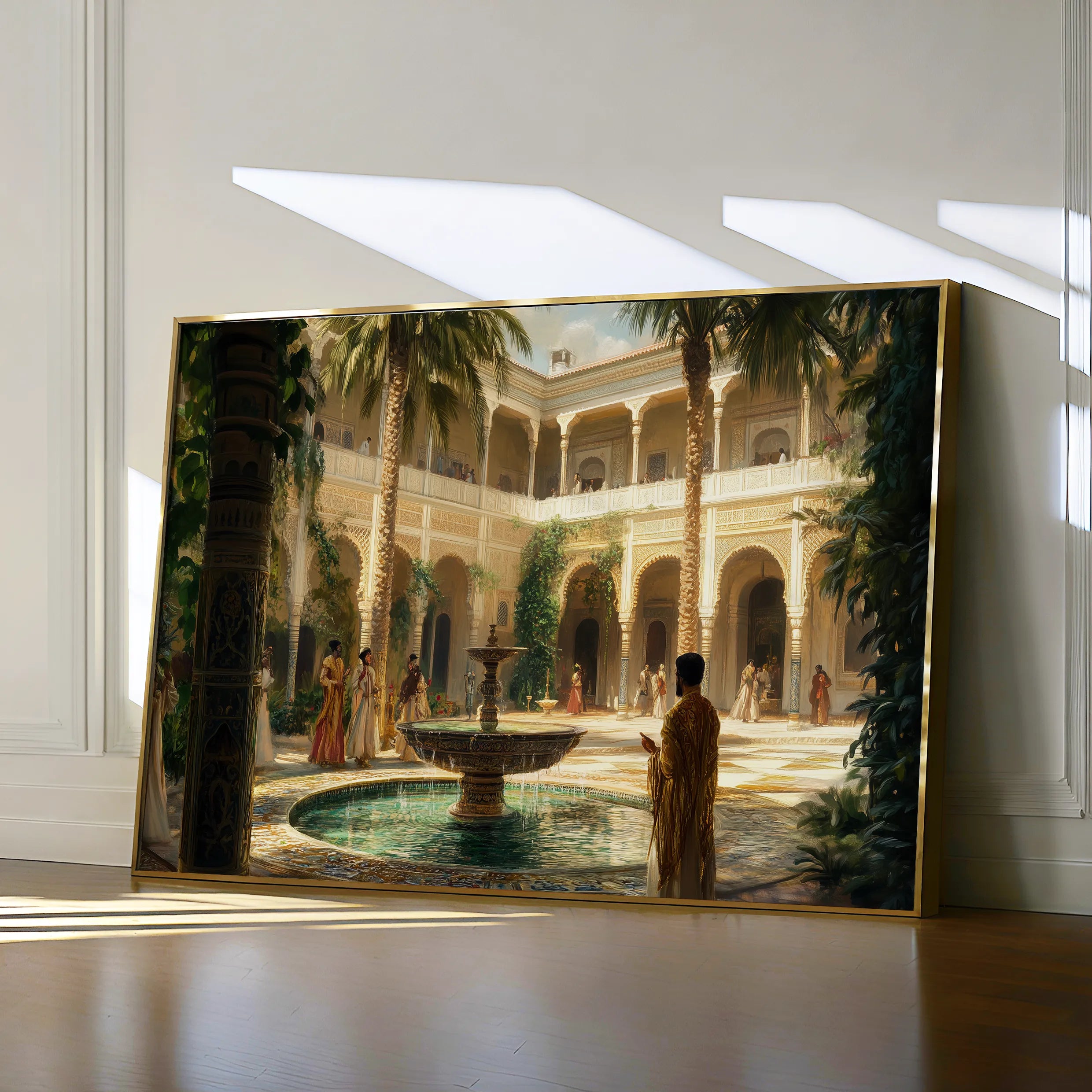 Orientalist Canvas Wall Art WAD123-OR 90 x 60 cm / Stretched on hidden frame