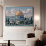 Palestine 123 Canvas Art 60 x 40 cm / Stretched on hidden frame