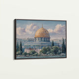 Palestine 123 Canvas Art 60 x 40 cm / Stretched on hidden frame