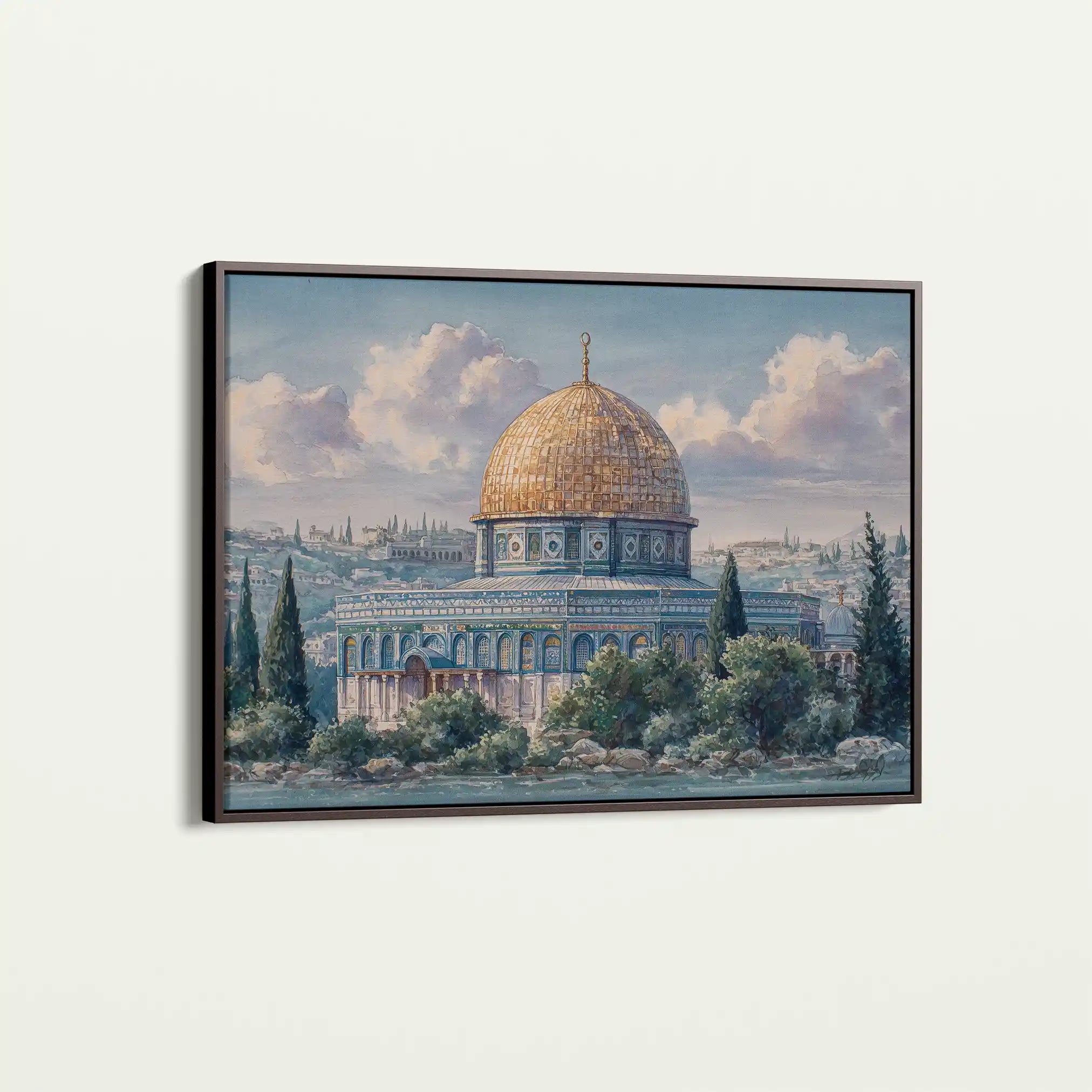 Palestine 123 Canvas Art 60 x 40 cm / Stretched on hidden frame