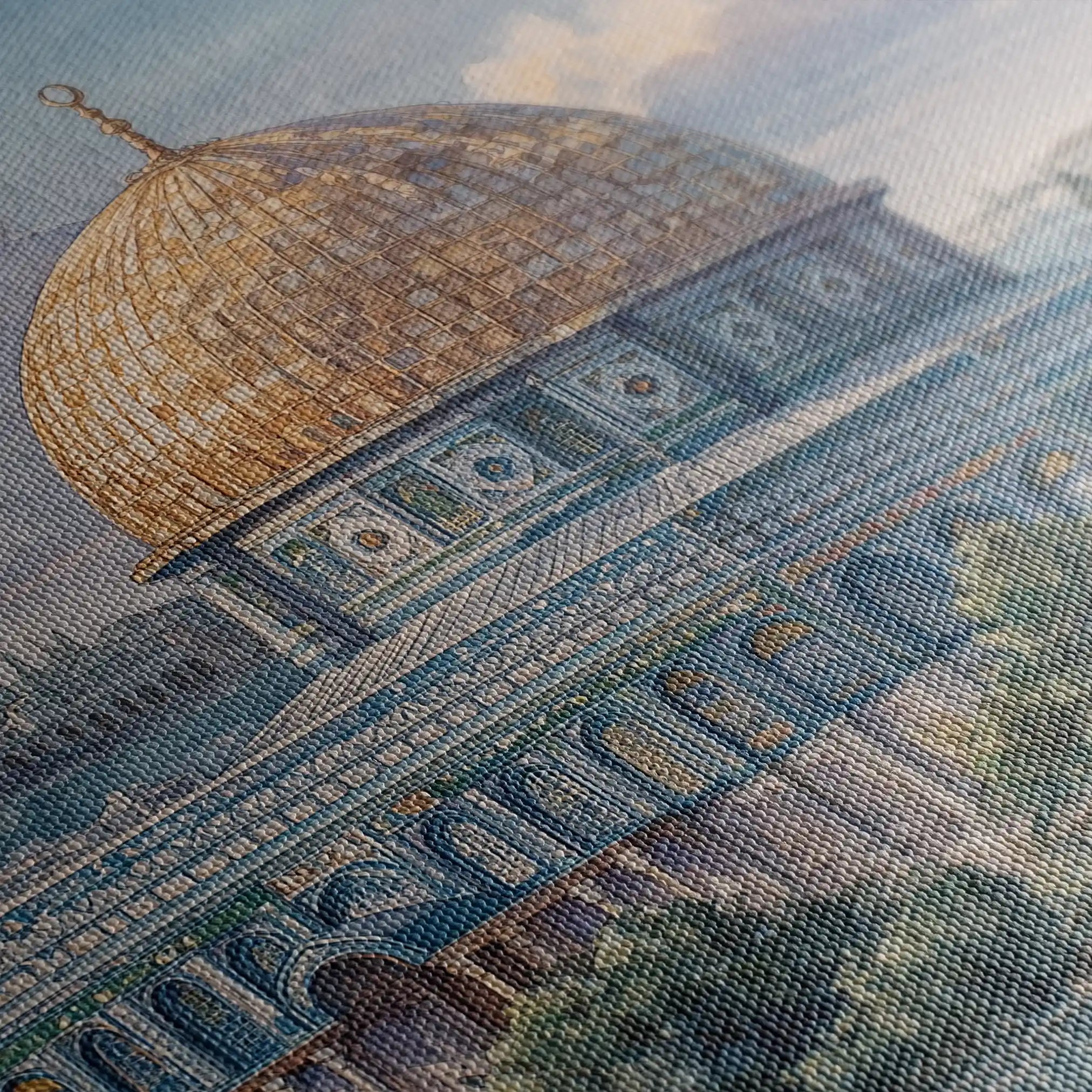 Palestine 123 Canvas Art 60 x 40 cm / Stretched on hidden frame