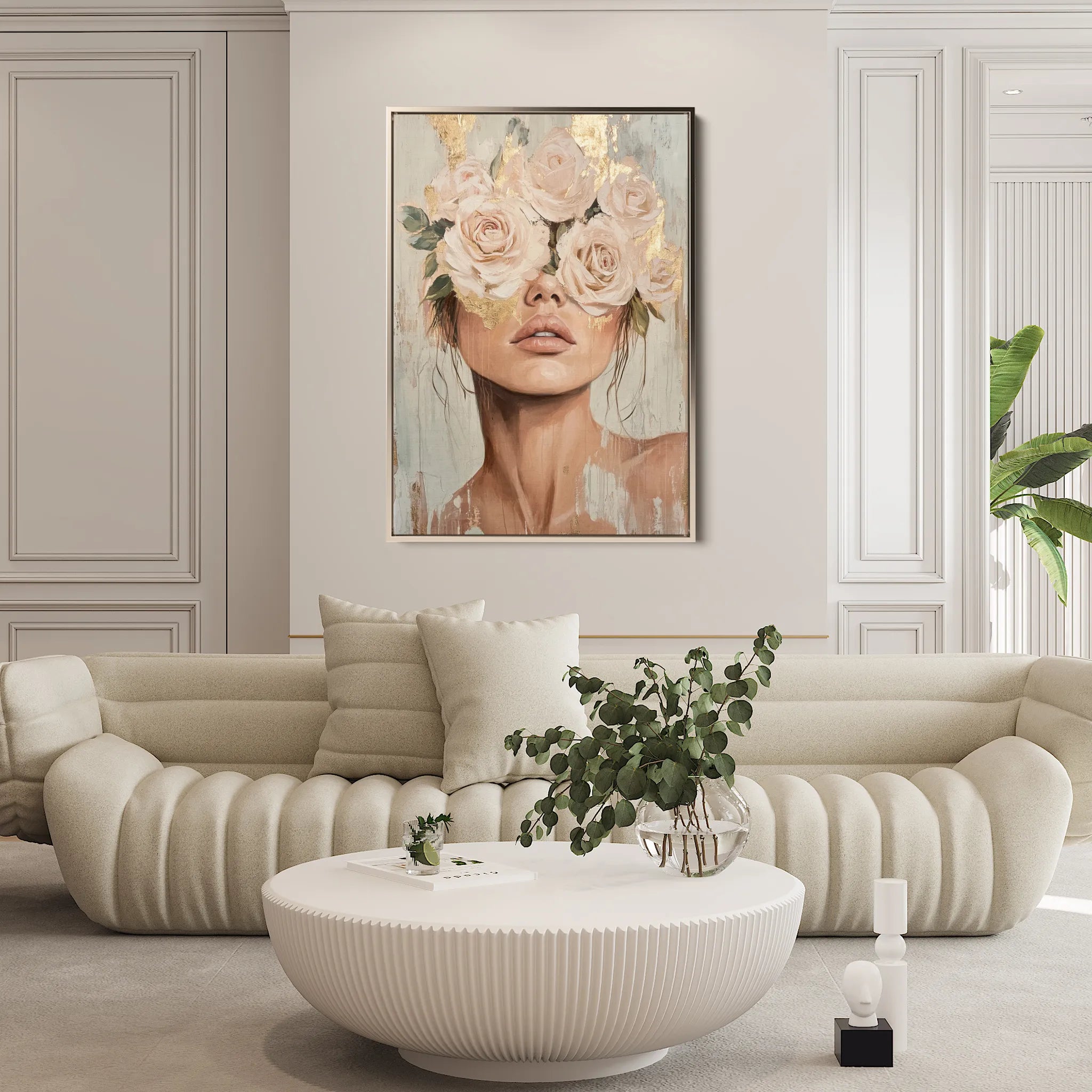Portrait Canvas Wall Art WAD123-P 90 x 60 cm / Stretched on hidden frame