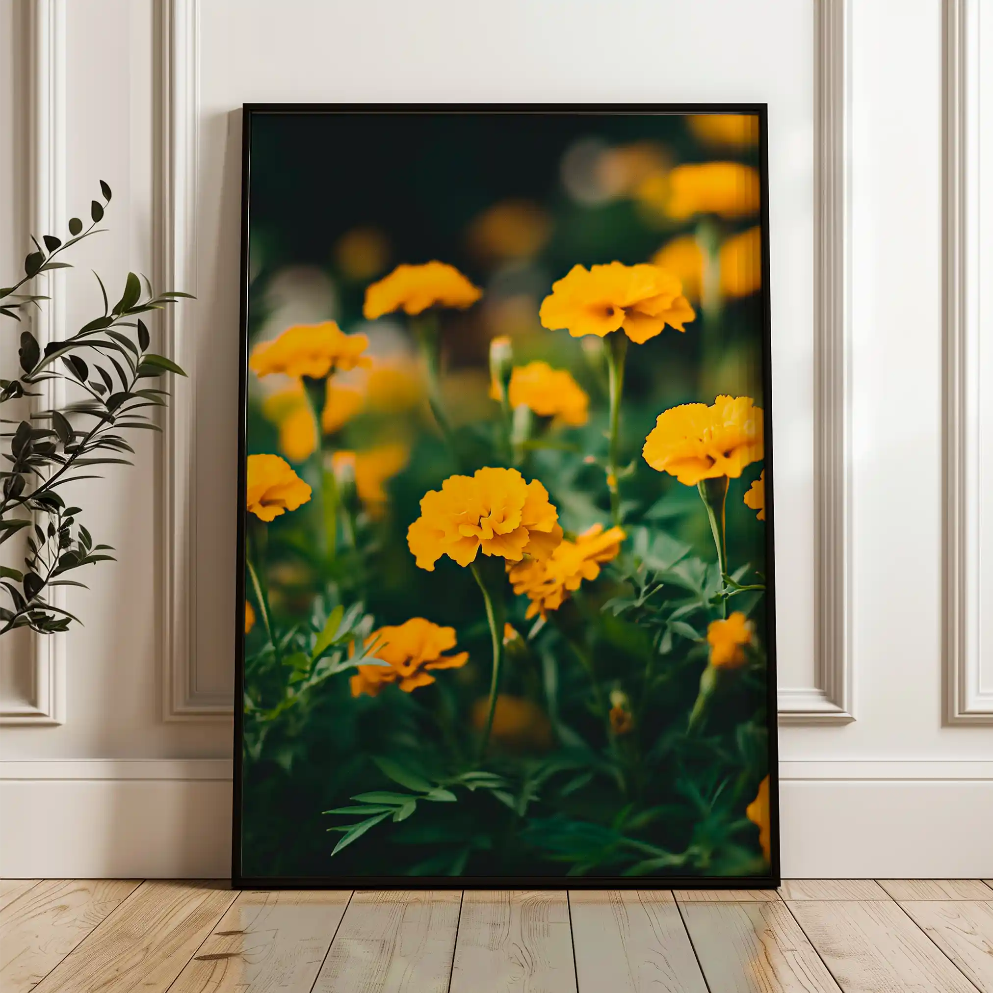 Floral Canvas Wall Art WAD1230-F 90 x 60 cm / Stretched on hidden frame