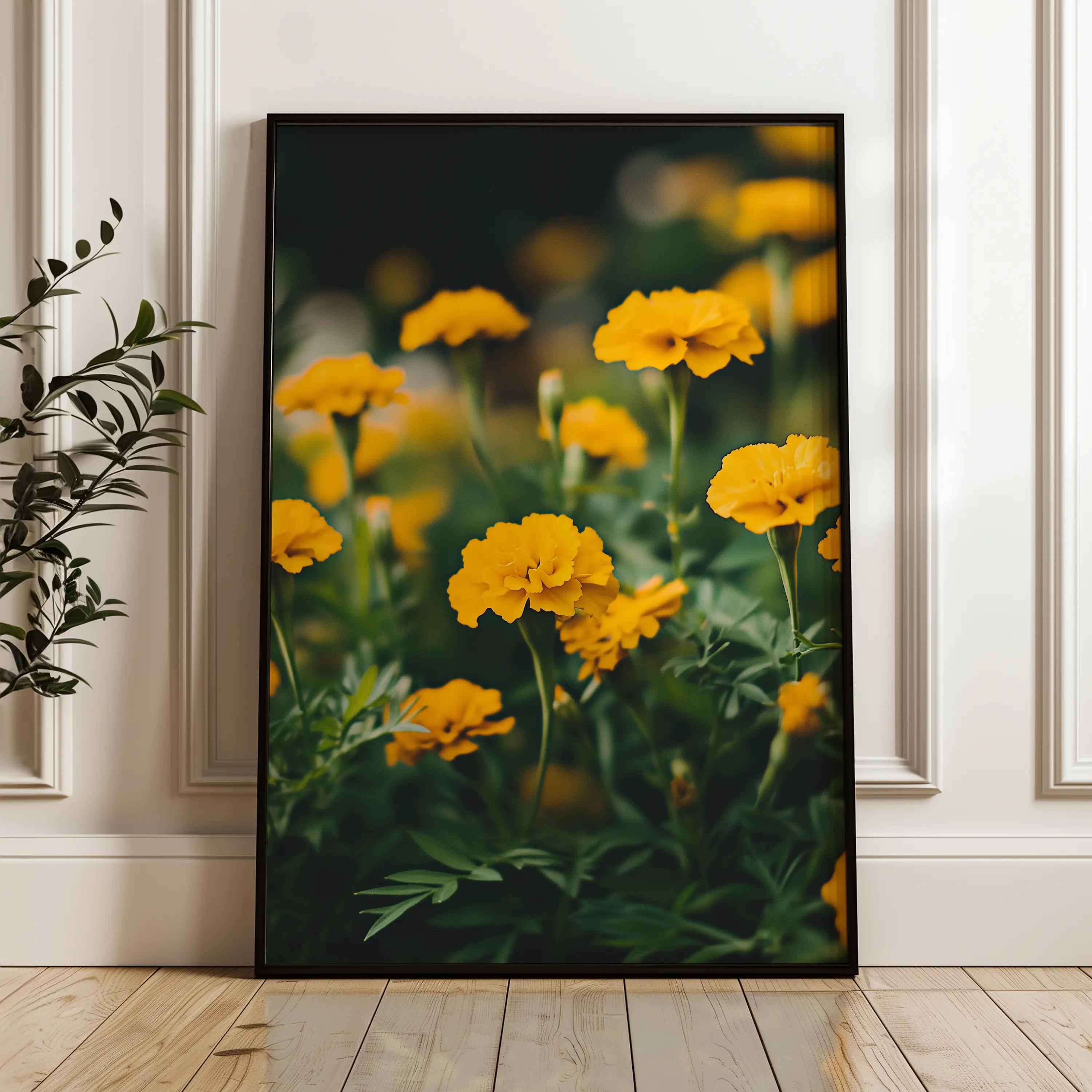 Floral Canvas Wall Art WAD1230-F 90 x 60 cm / Stretched on hidden frame