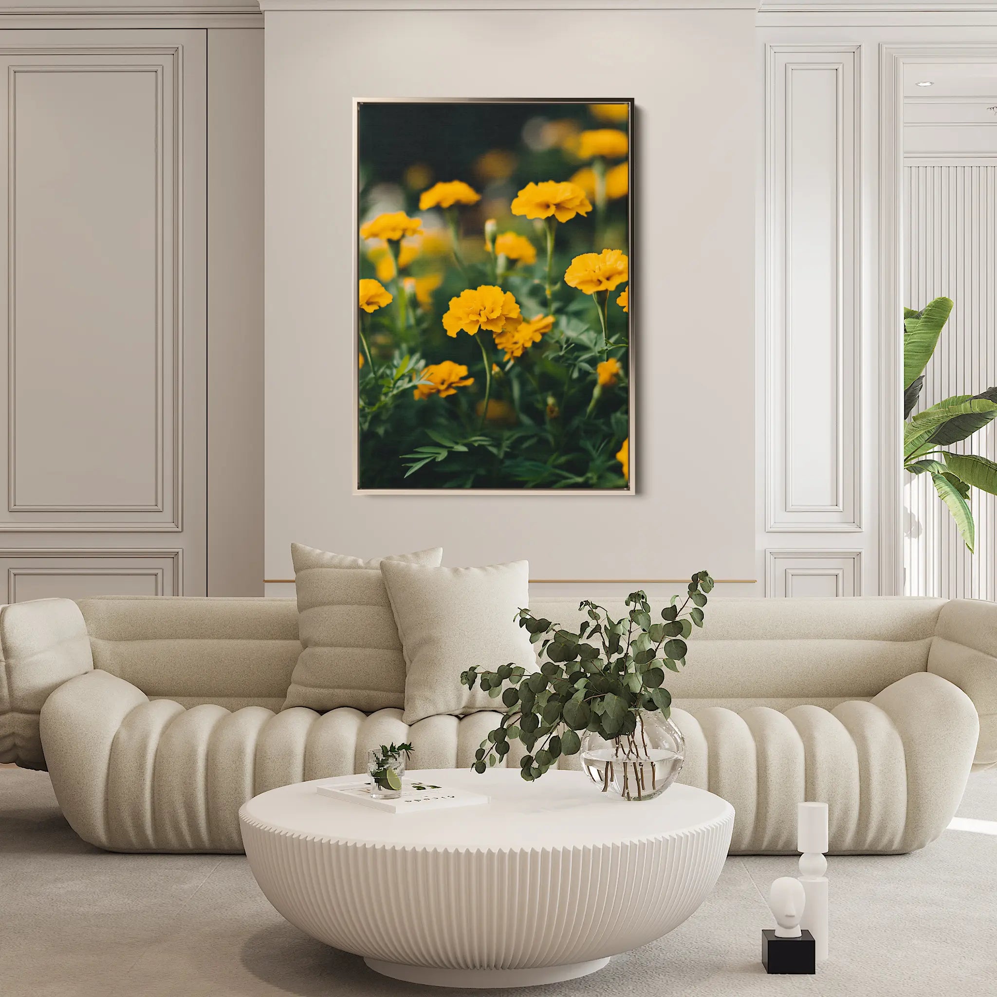 Floral Canvas Wall Art WAD1230-F 90 x 60 cm / Stretched on hidden frame