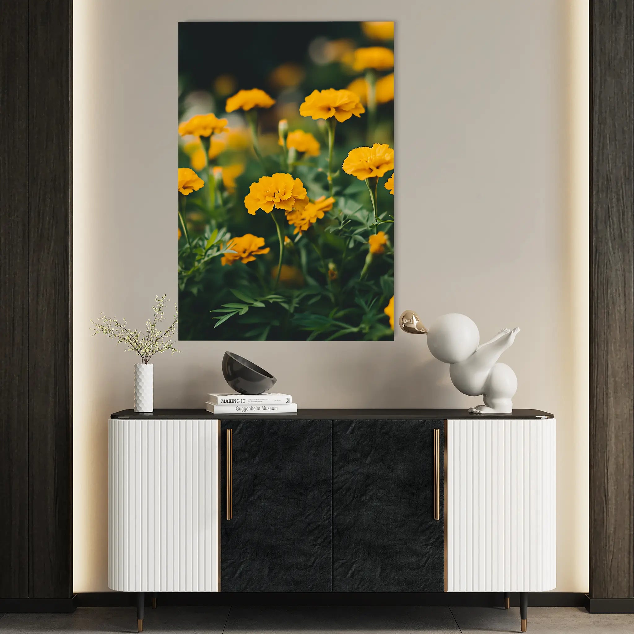 Floral Canvas Wall Art WAD1230-F 90 x 60 cm / Stretched on hidden frame