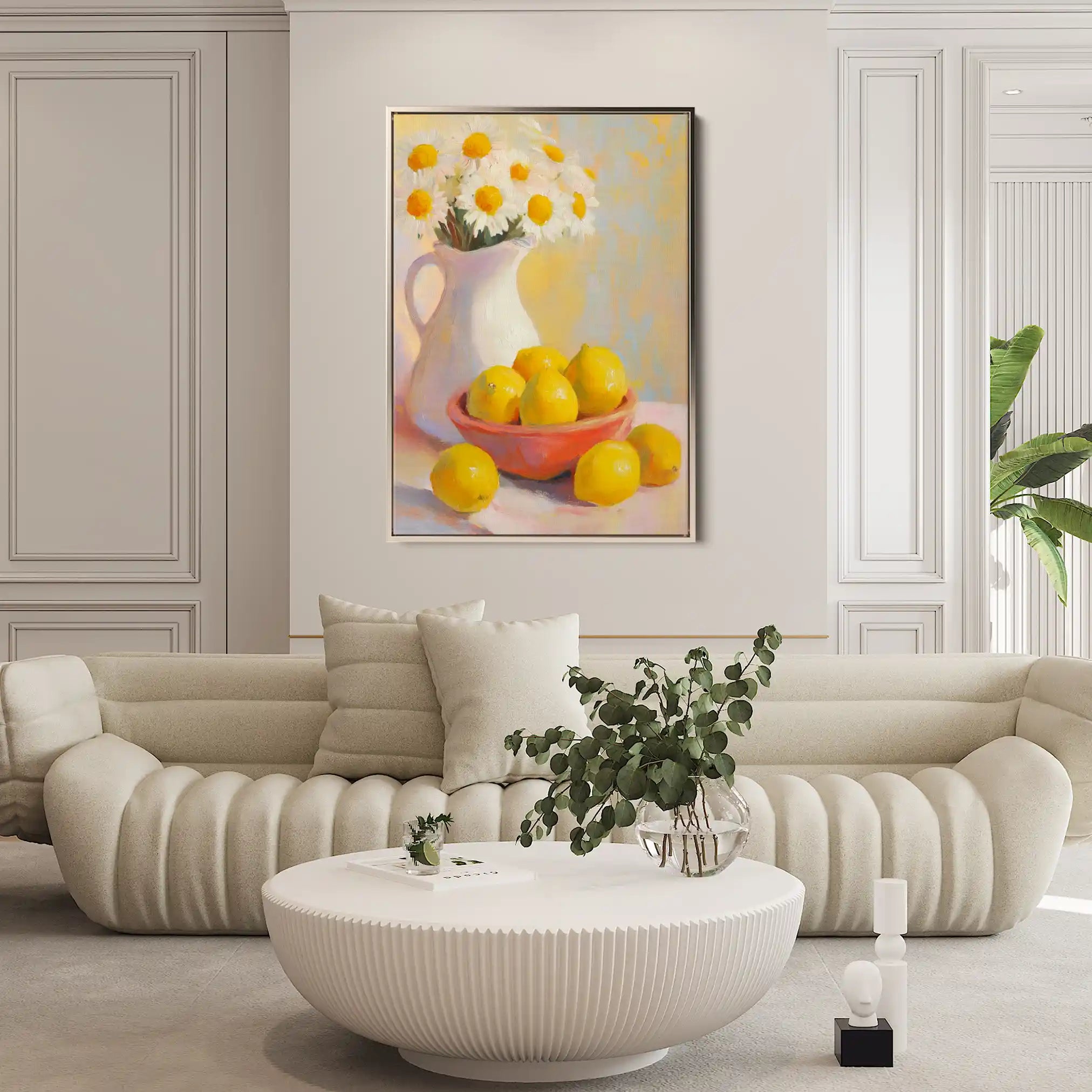Floral Canvas Wall Art WAD1232-F 90 x 60 cm / Stretched on hidden frame