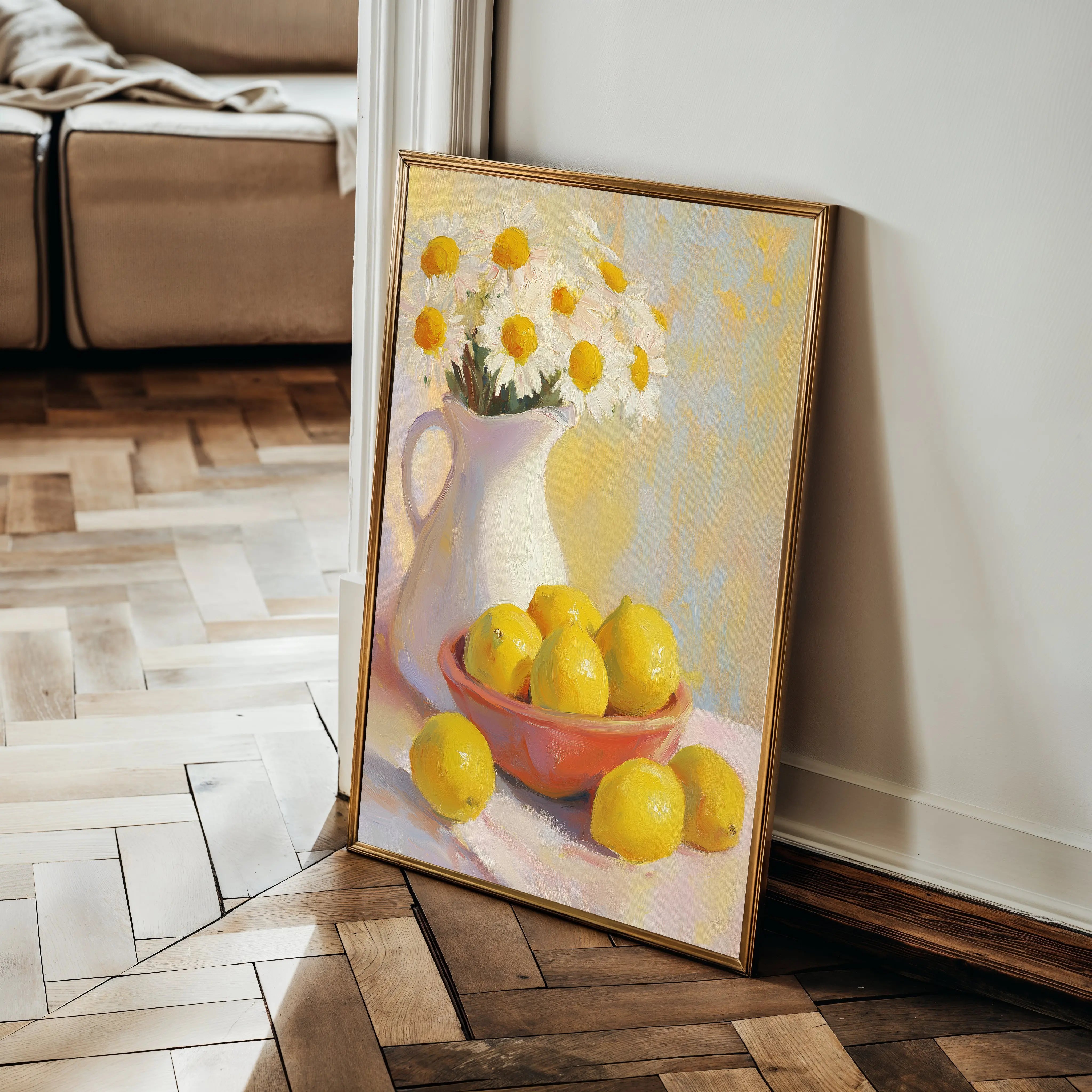 Floral Canvas Wall Art WAD1232-F 90 x 60 cm / Stretched on hidden frame