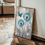 Floral Canvas Wall Art WAD1234-F 90 x 60 cm / Stretched on hidden frame