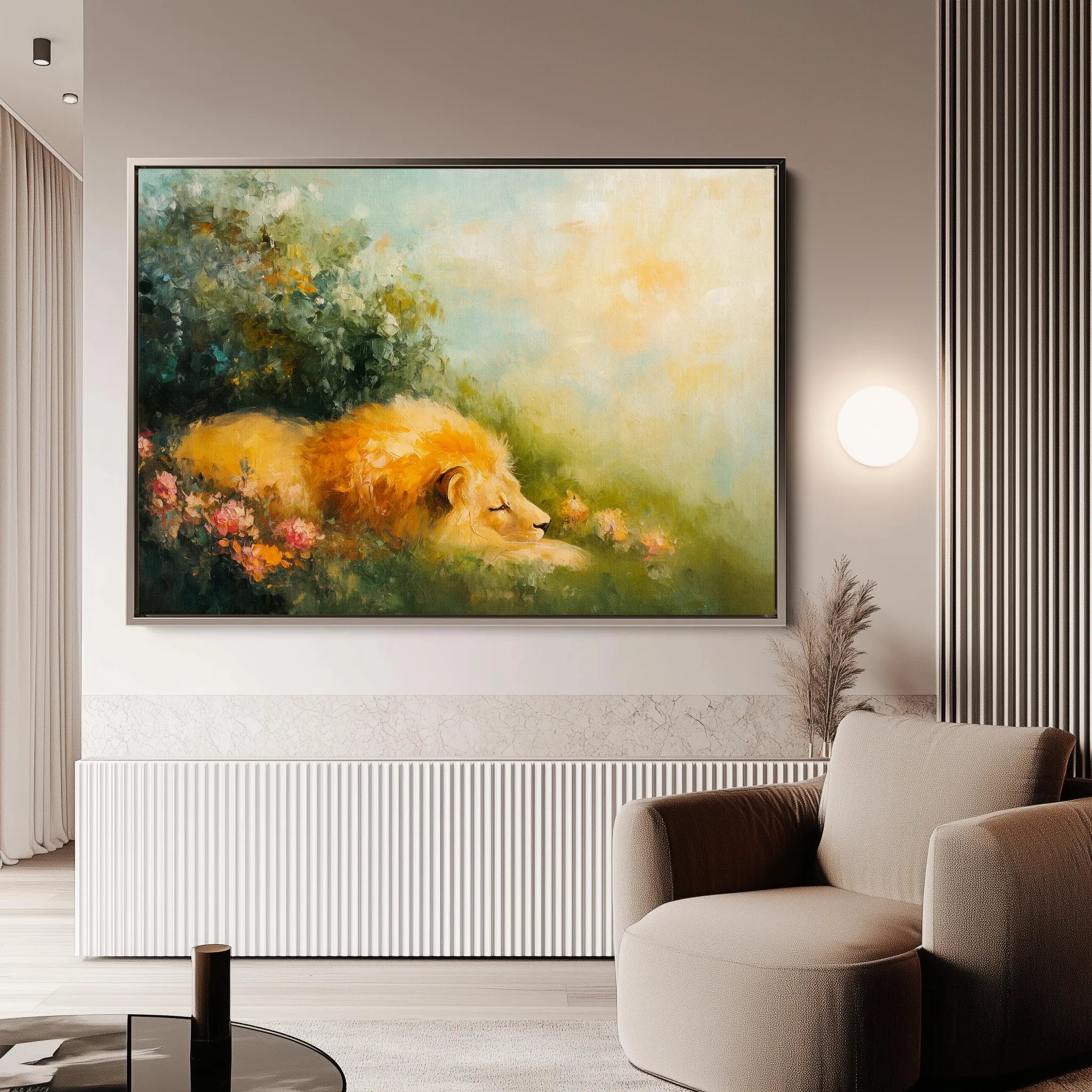 Animals Canvas Wall Art WAD124-AN 90 x 60 cm / Stretched on hidden frame