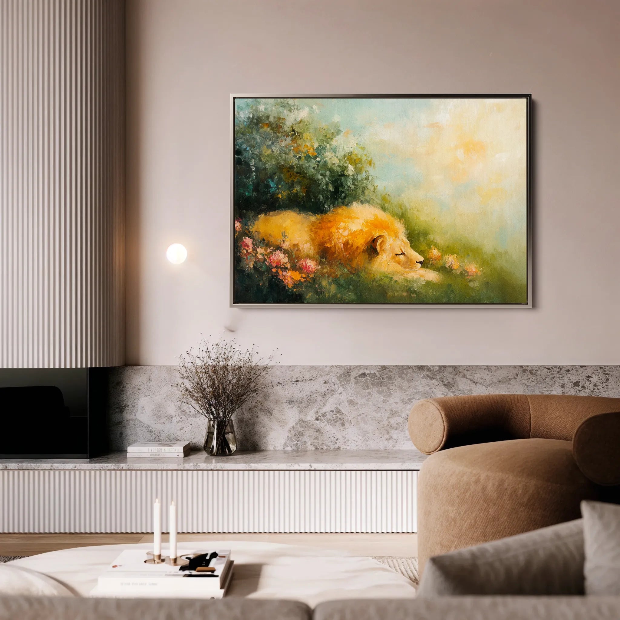 Animals Canvas Wall Art WAD124-AN 90 x 60 cm / Stretched on hidden frame