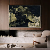 Abstract 124 Canvas Art 60 x 40 cm / Stretched on hidden frame