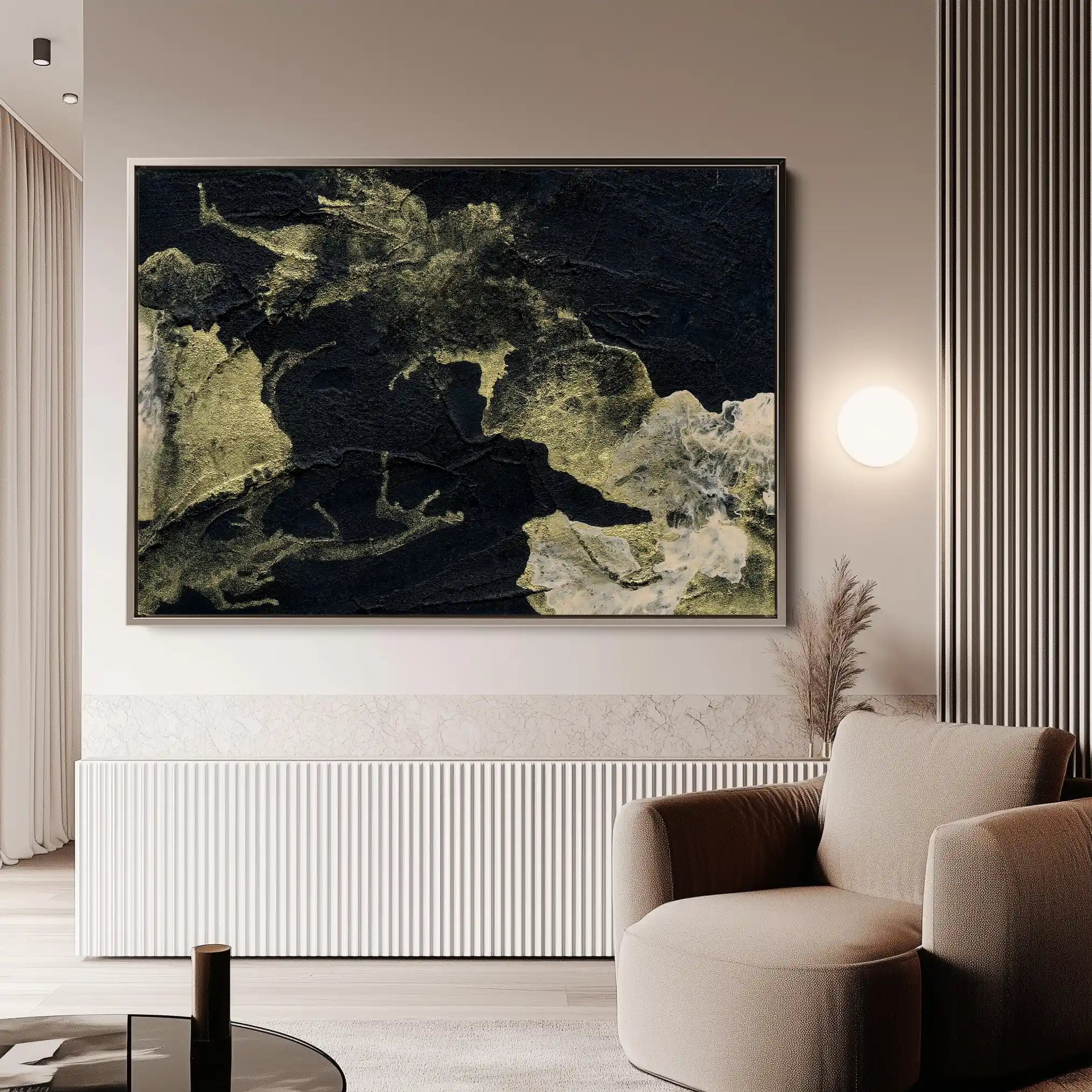 Abstract 124 Canvas Art 60 x 40 cm / Stretched on hidden frame