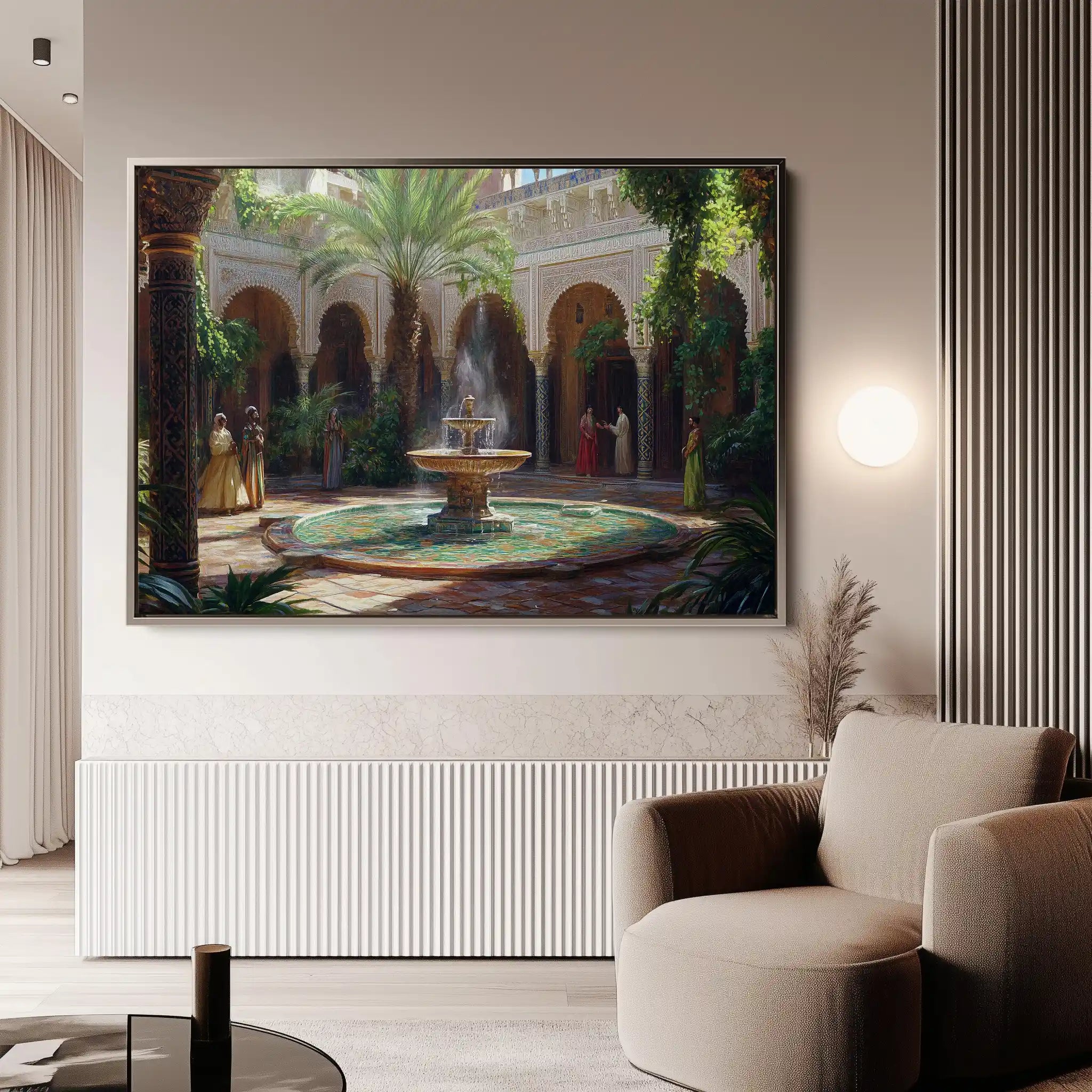 Orientalist 124 Canvas Art 90 x 60 cm / Stretched on hidden frame