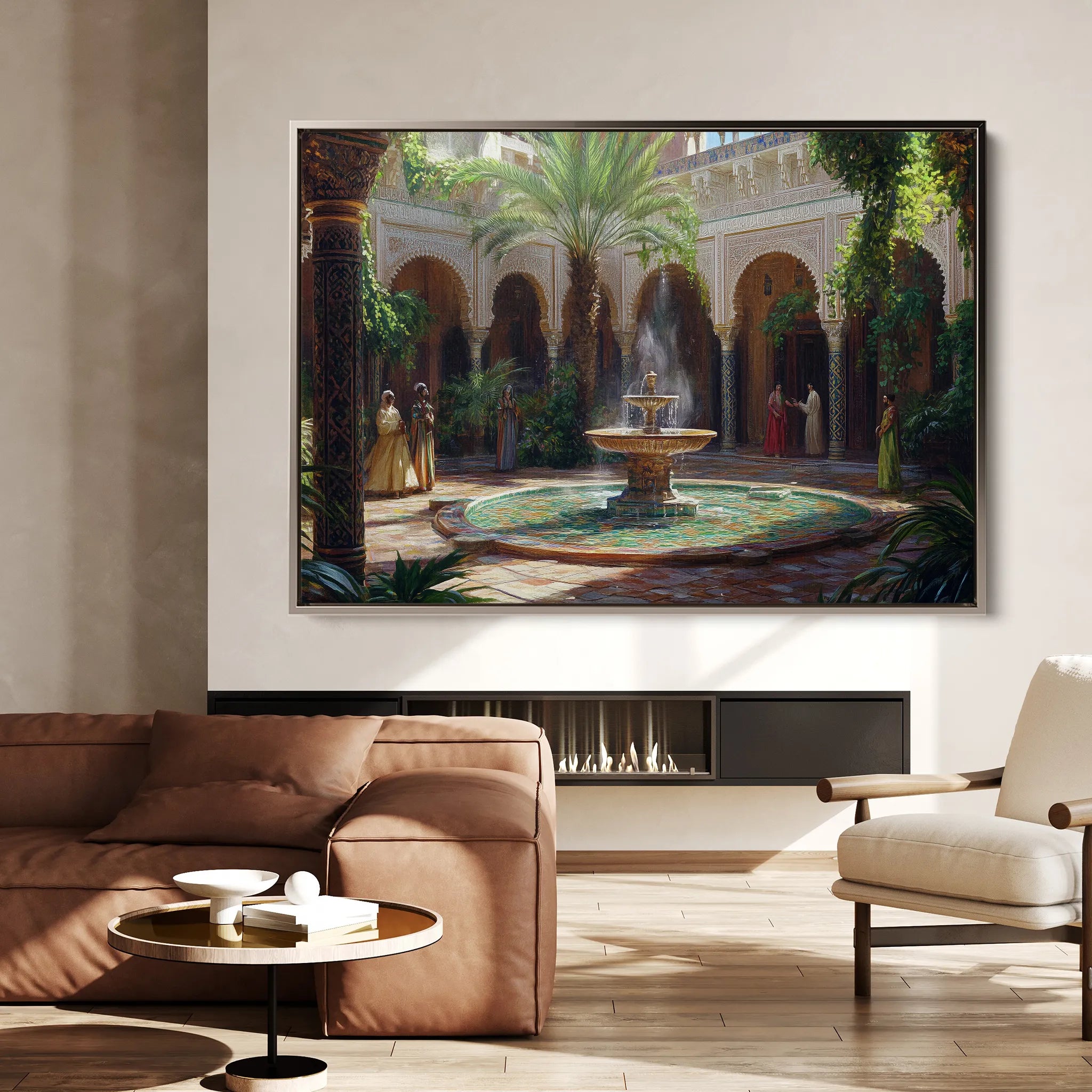 Orientalist Canvas Wall Art WAD124-OR 90 x 60 cm / Stretched on hidden frame