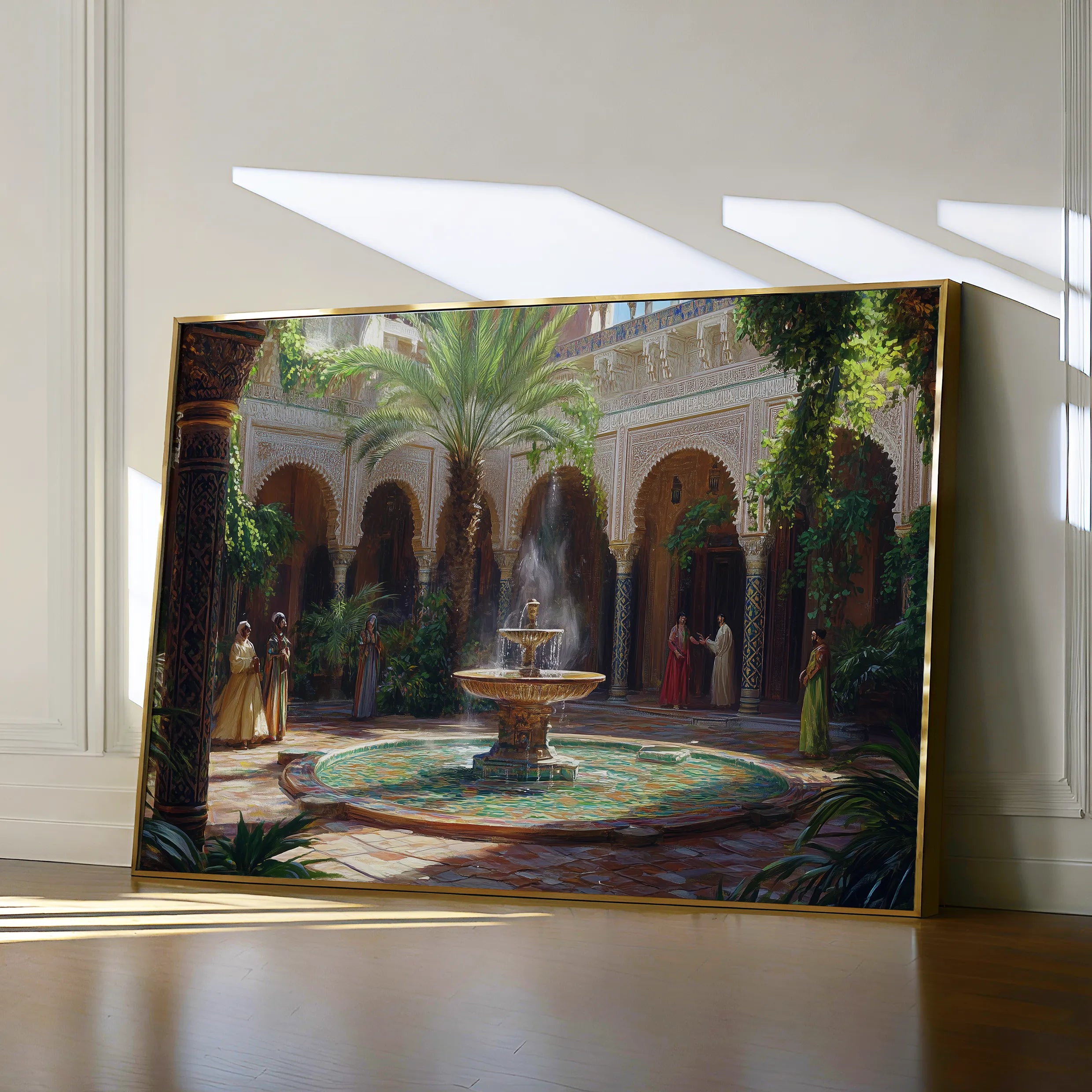 Orientalist Canvas Wall Art WAD124-OR 90 x 60 cm / Stretched on hidden frame