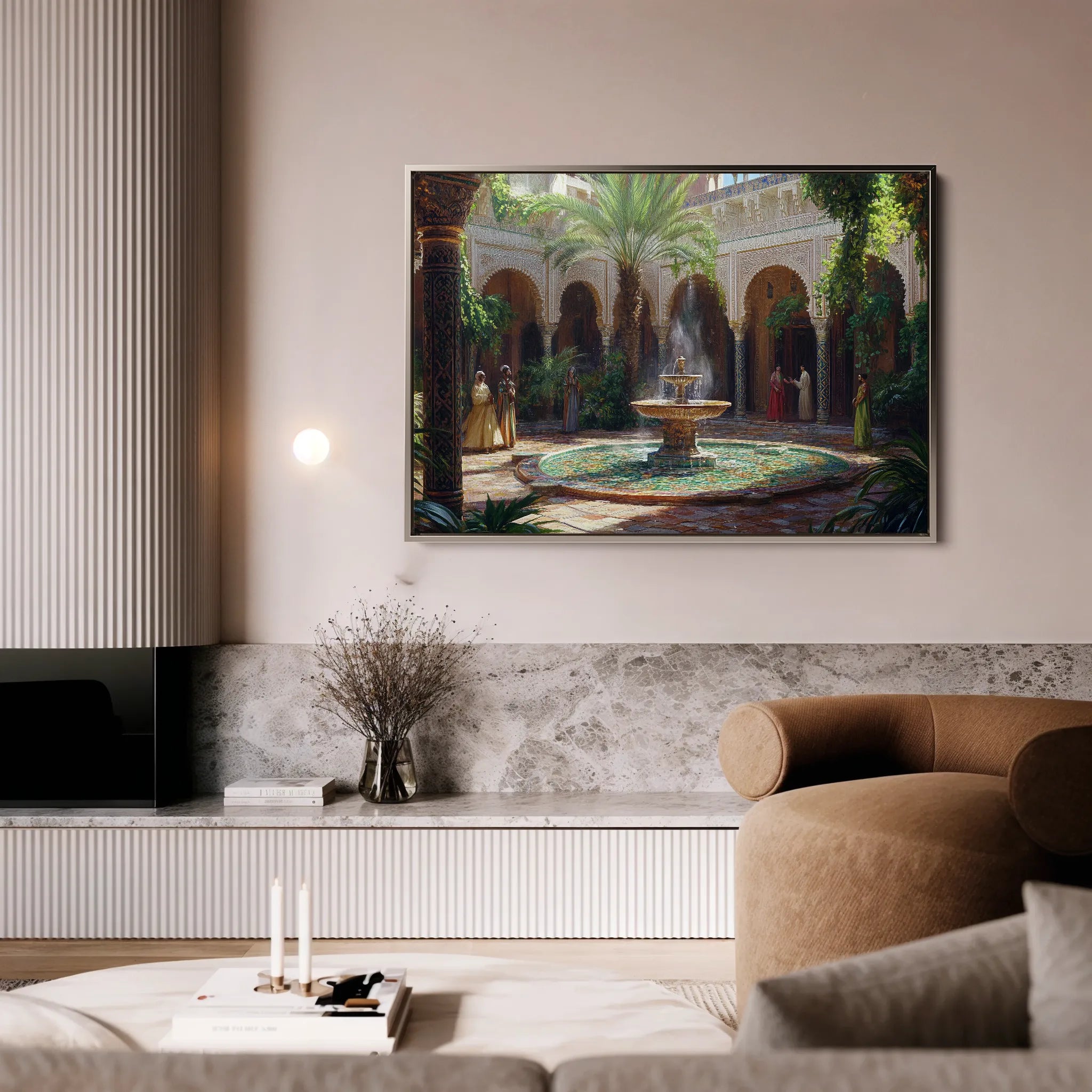 Orientalist Canvas Wall Art WAD124-OR 90 x 60 cm / Stretched on hidden frame