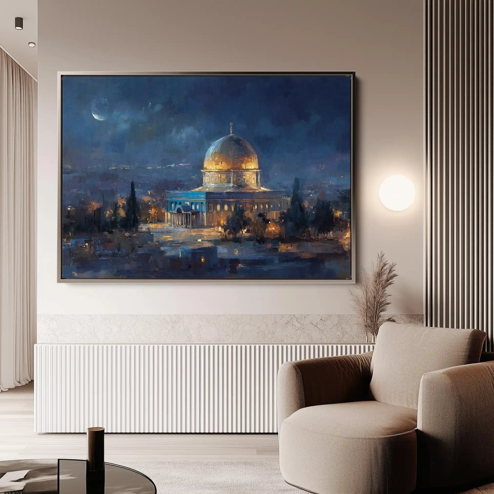 Palestine 124 Canvas Art 60 x 40 cm / Stretched on hidden frame