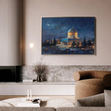 Palestine 124 Canvas Art 60 x 40 cm / Stretched on hidden frame