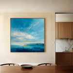 Abstract 1240 Canvas Art 60 x 60 cm / Stretched on hidden frame