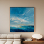 Abstract 1240 Canvas Art 60 x 60 cm / Stretched on hidden frame